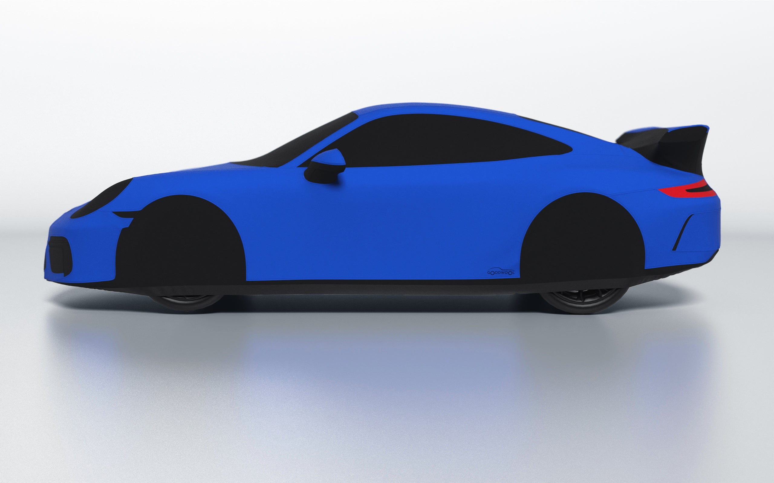 Goodwool tailor-made car cover for Porsche 911 (991.2) GT3 — Blue 545