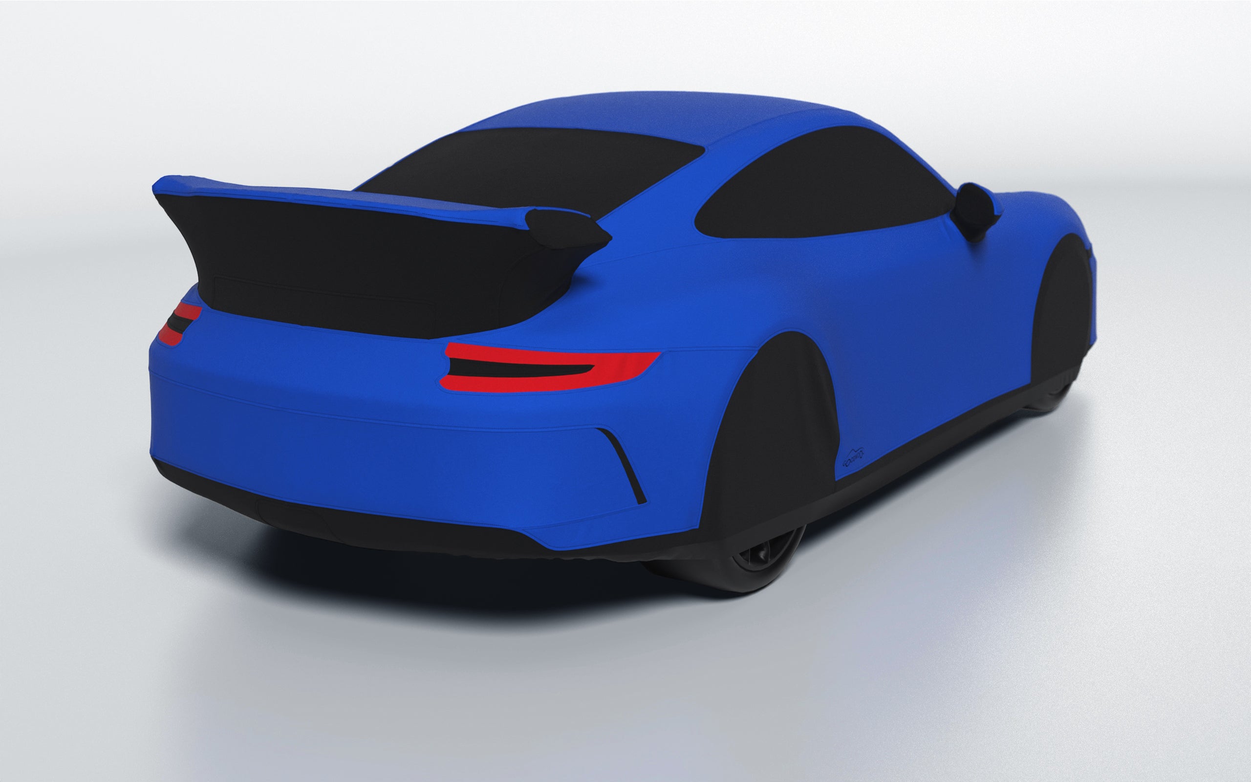 Goodwool tailor-made car cover for Porsche 911 (991.2) GT3 — Blue 545