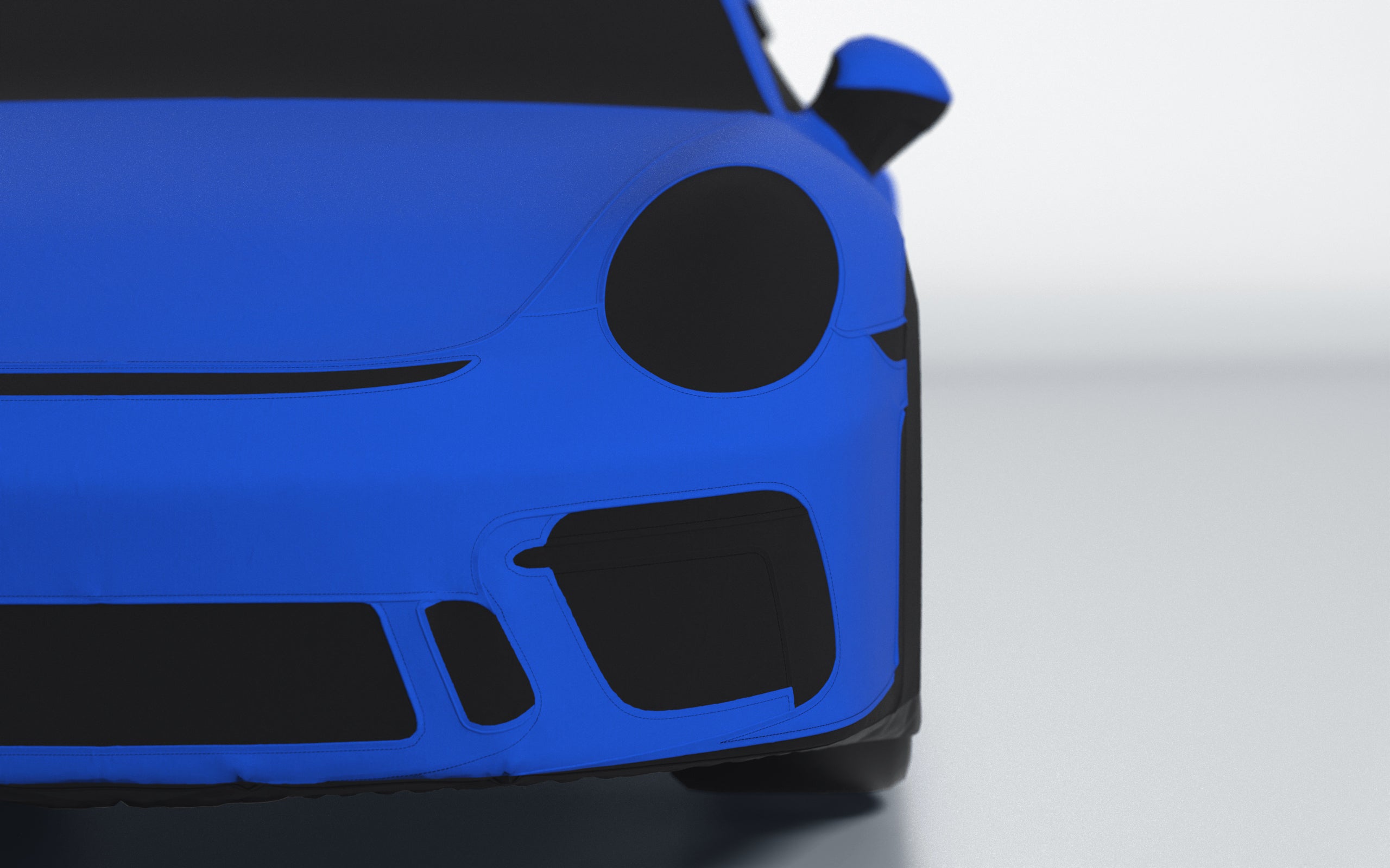 Goodwool tailor-made car cover for Porsche 911 (991.2) GT3 — Blue 545