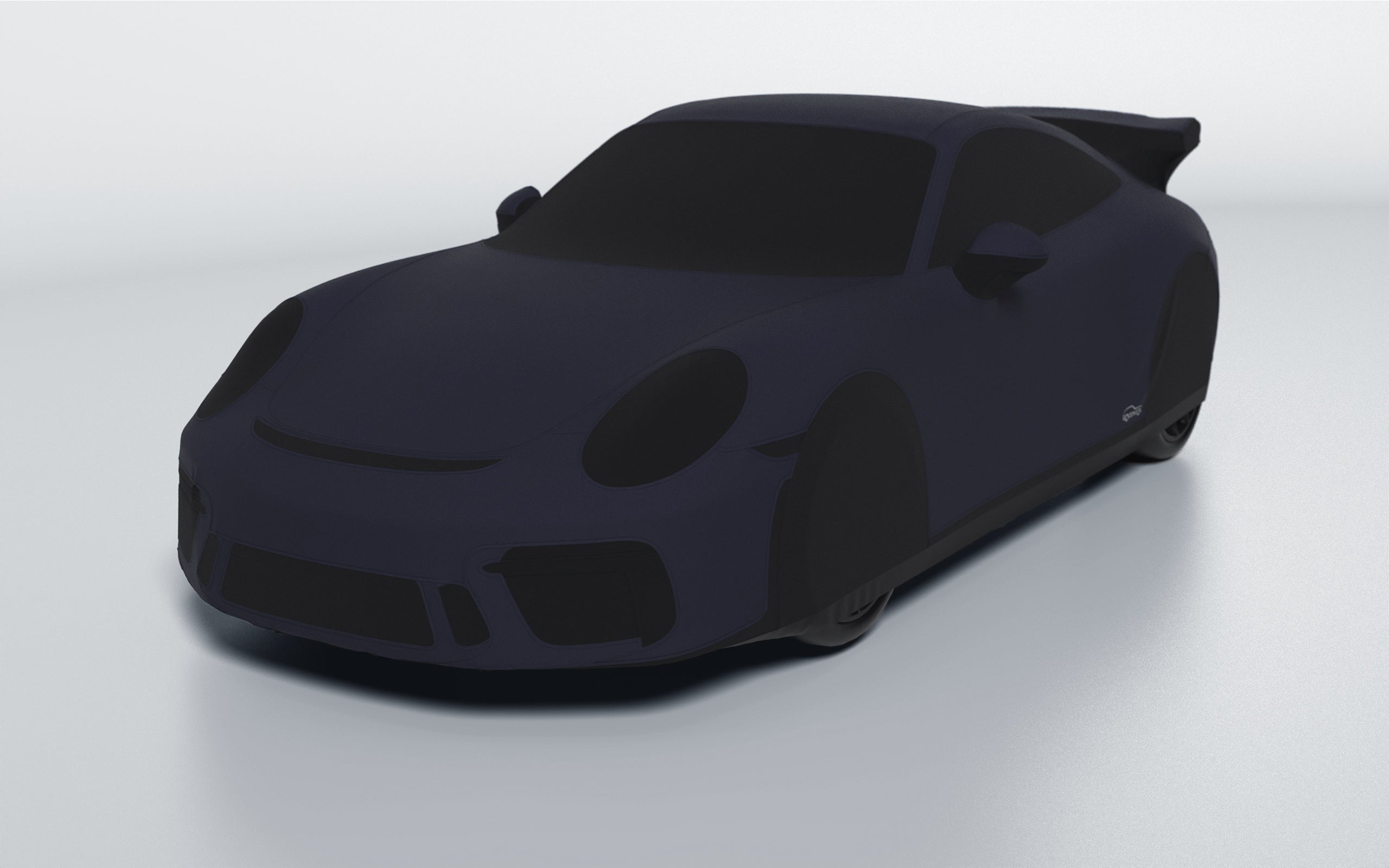 Goodwool tailor-made car cover for Porsche 911 (991.2) GT3 — Blue 590