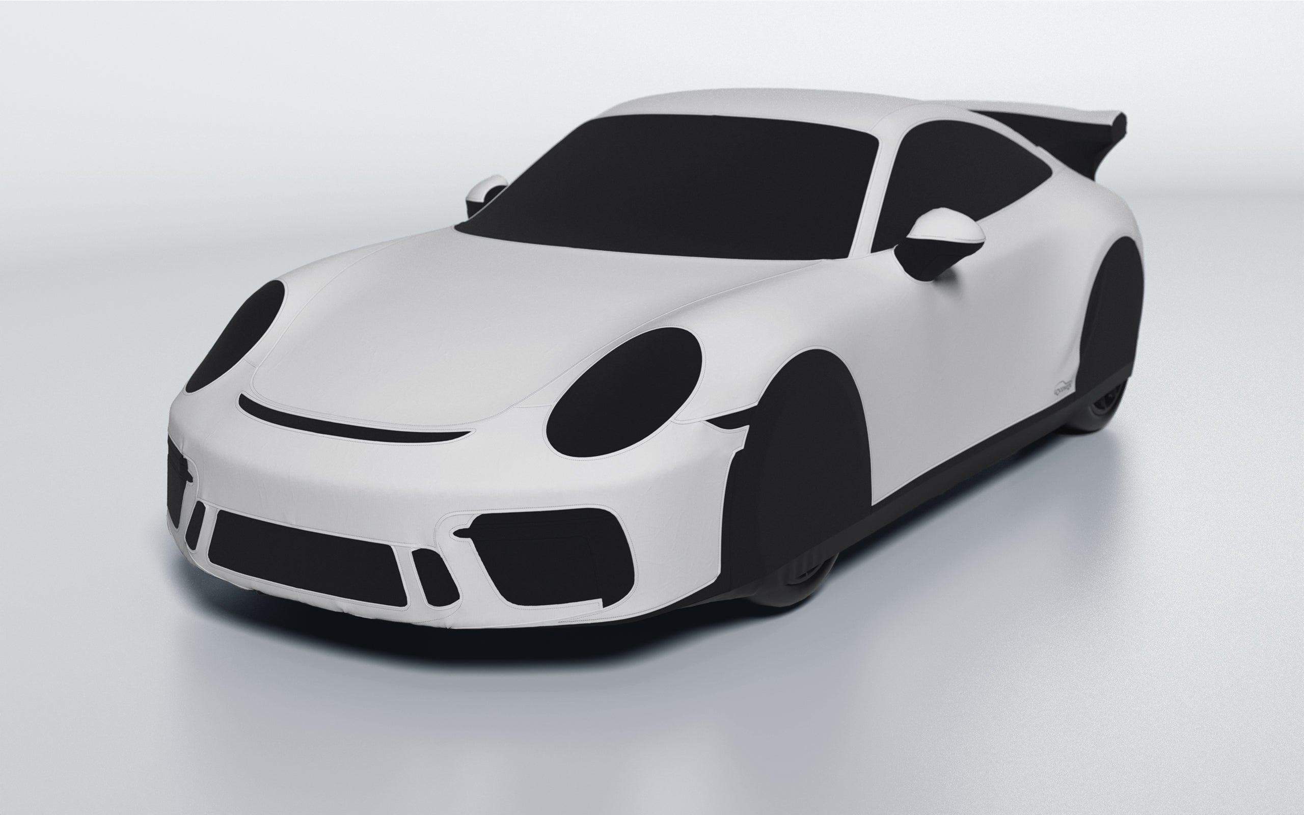 Goodwool tailor-made car cover for Porsche 911 (991.2) GT3 — Grey 710