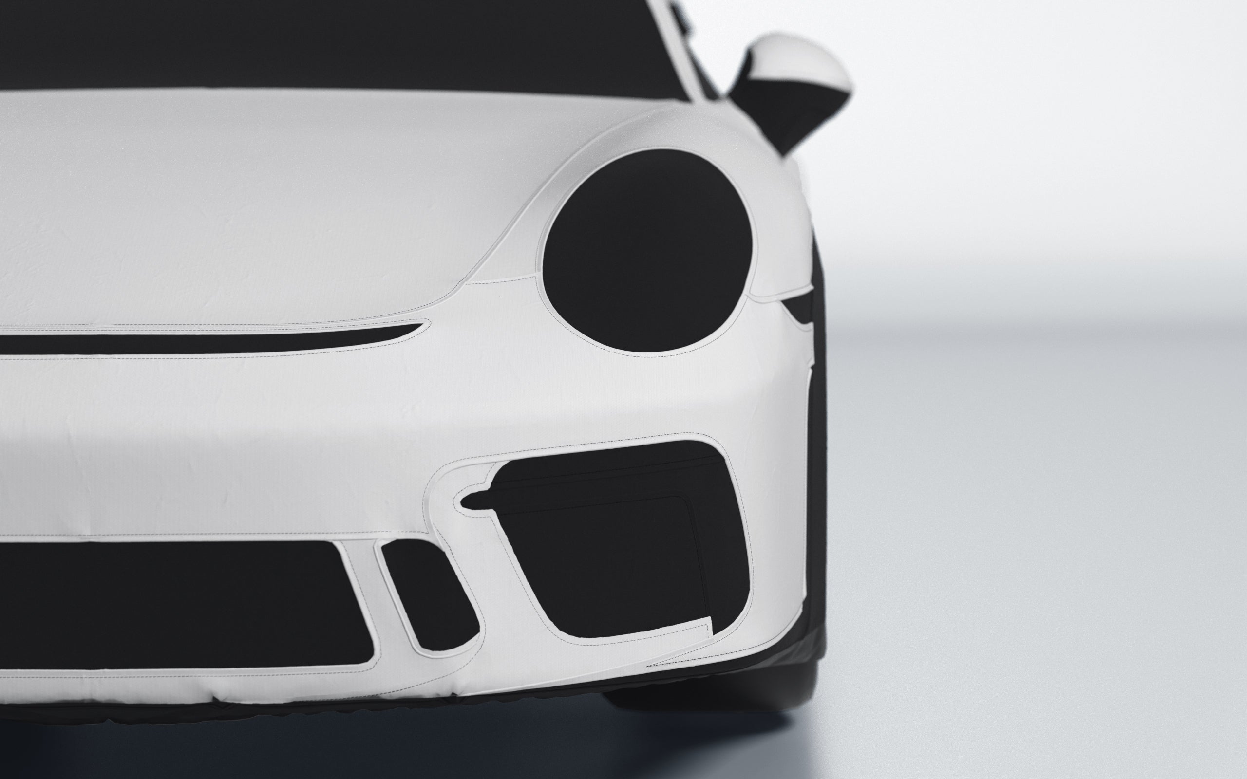 Goodwool tailor-made car cover for Porsche 911 (991.2) GT3 — Grey 710