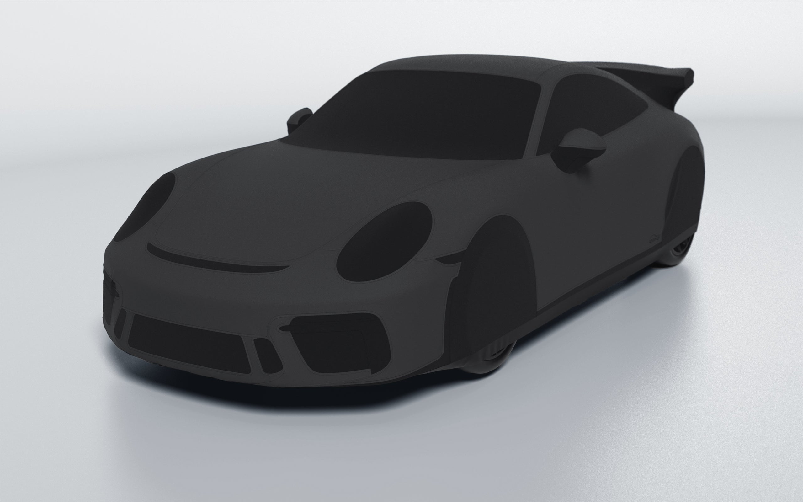 Goodwool tailor-made car cover for Porsche 911 (991.2) GT3 — Grey 790