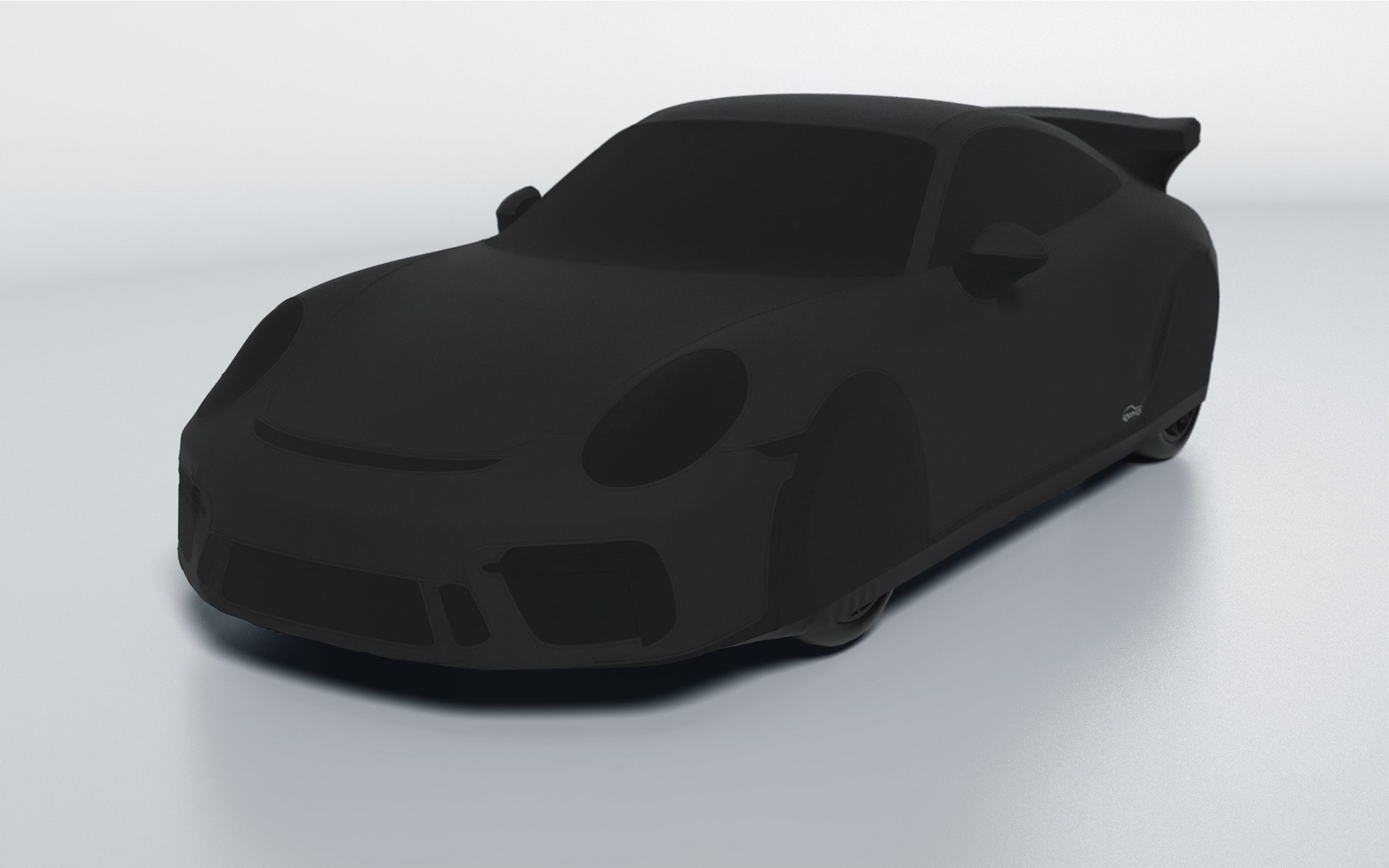 Goodwool tailor-made car cover for Porsche 911 (991.2) GT3 — Black 850