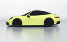 Goodwool tailor-made car cover for Porsche 911 (992.2) Carrera 4 GTS Cabriolet — Yellow 390