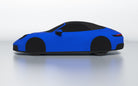 Goodwool tailor-made car cover for Porsche 911 (992.2) Carrera 4 GTS Cabriolet — Blue 545
