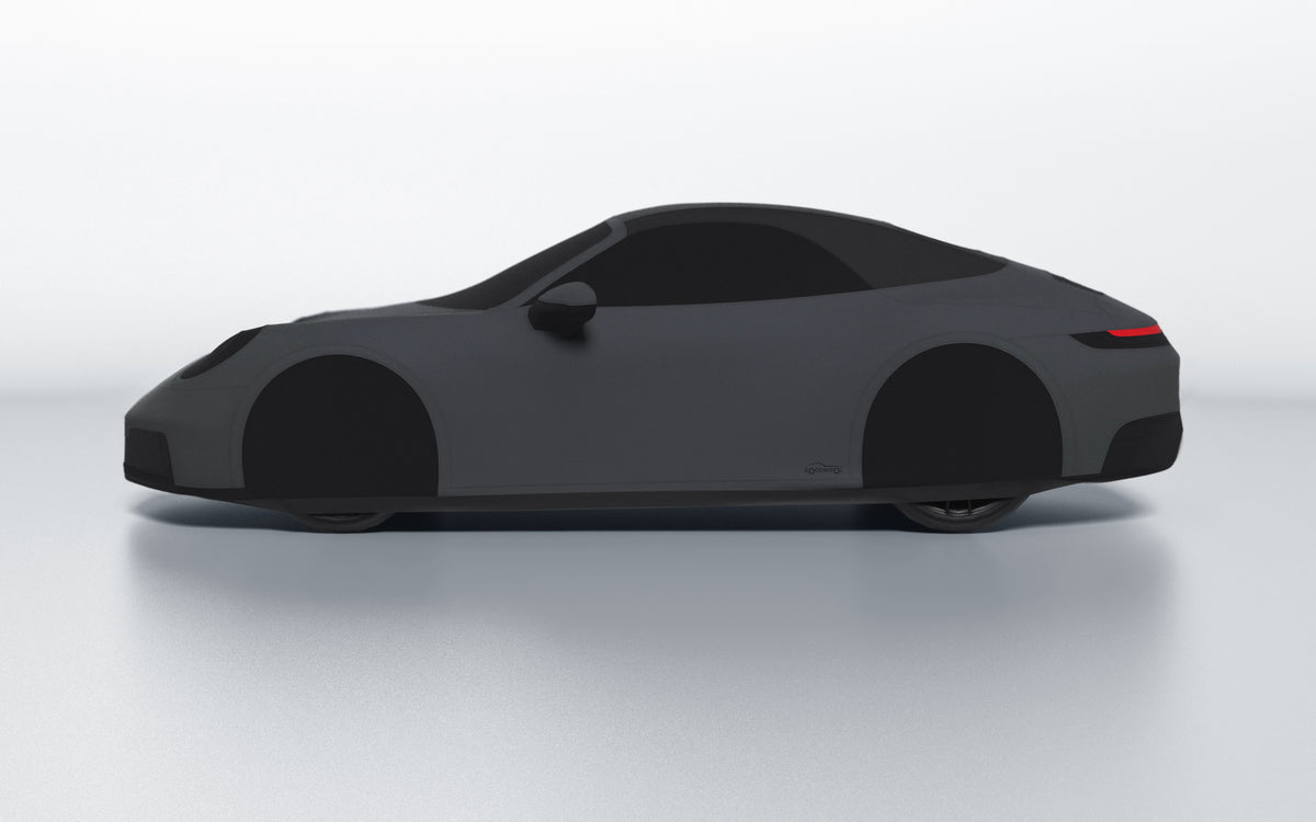 Goodwool tailor-made car cover for Porsche 911 (992.2) Carrera 4 GTS Cabriolet — Grey 790
