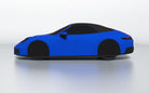 Goodwool tailor-made car cover for Porsche 911 (992.2) Carrera 4S Cabriolet — Blue 545