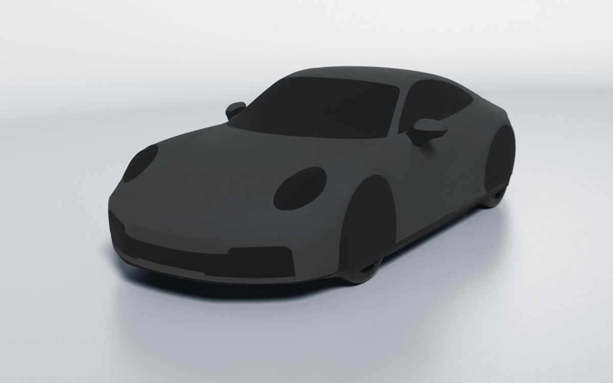 Goodwool tailor-made car cover for Porsche 911 (992.2) Carrera 4S — Grey 790