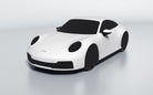 Goodwool tailor-made car cover for Porsche 911 (992.2) Carrera S — White 010