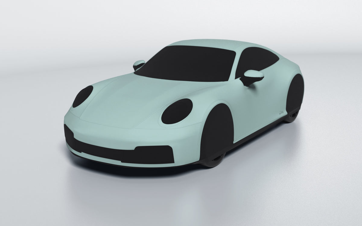 Goodwool tailor-made car cover for Porsche 911 (992.2) Carrera S — Green 415
