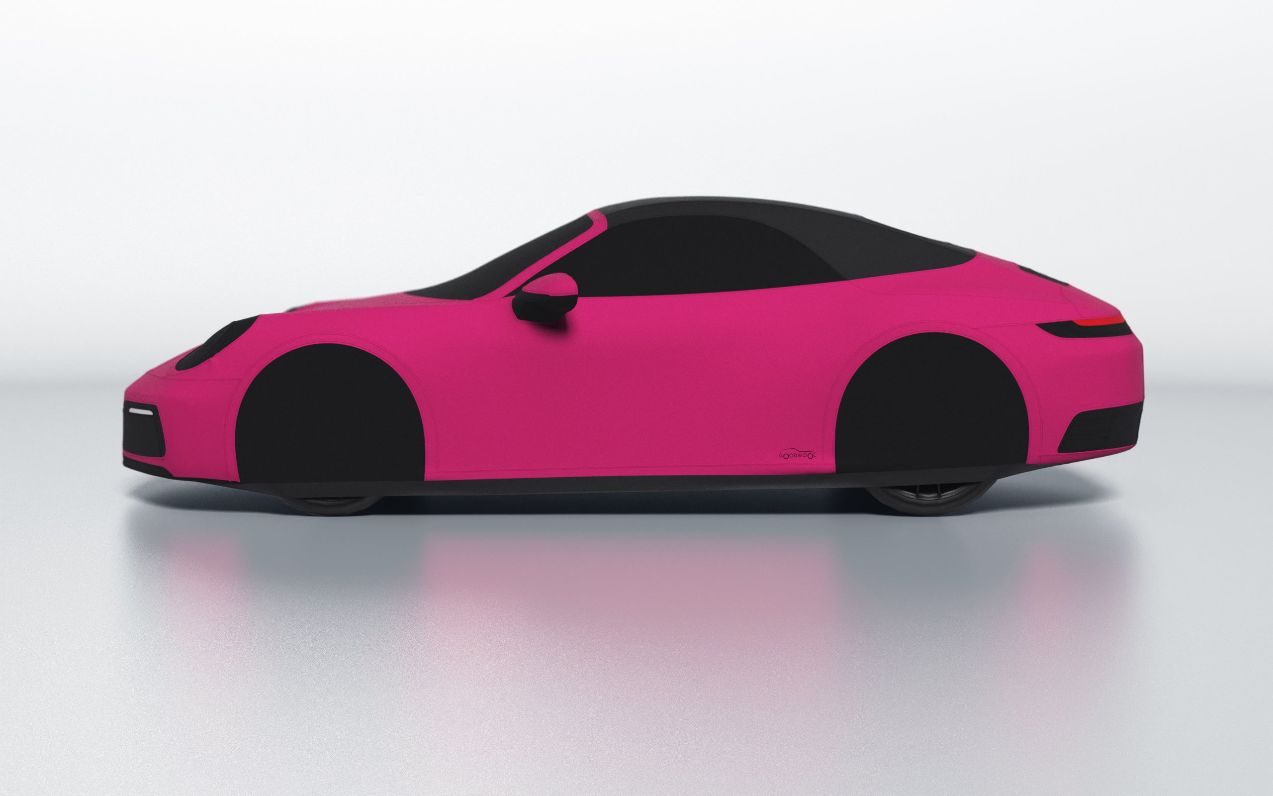 Goodwool tailor-made car cover for Porsche 911 (992.1) Carrera Cabrio — Purple 620