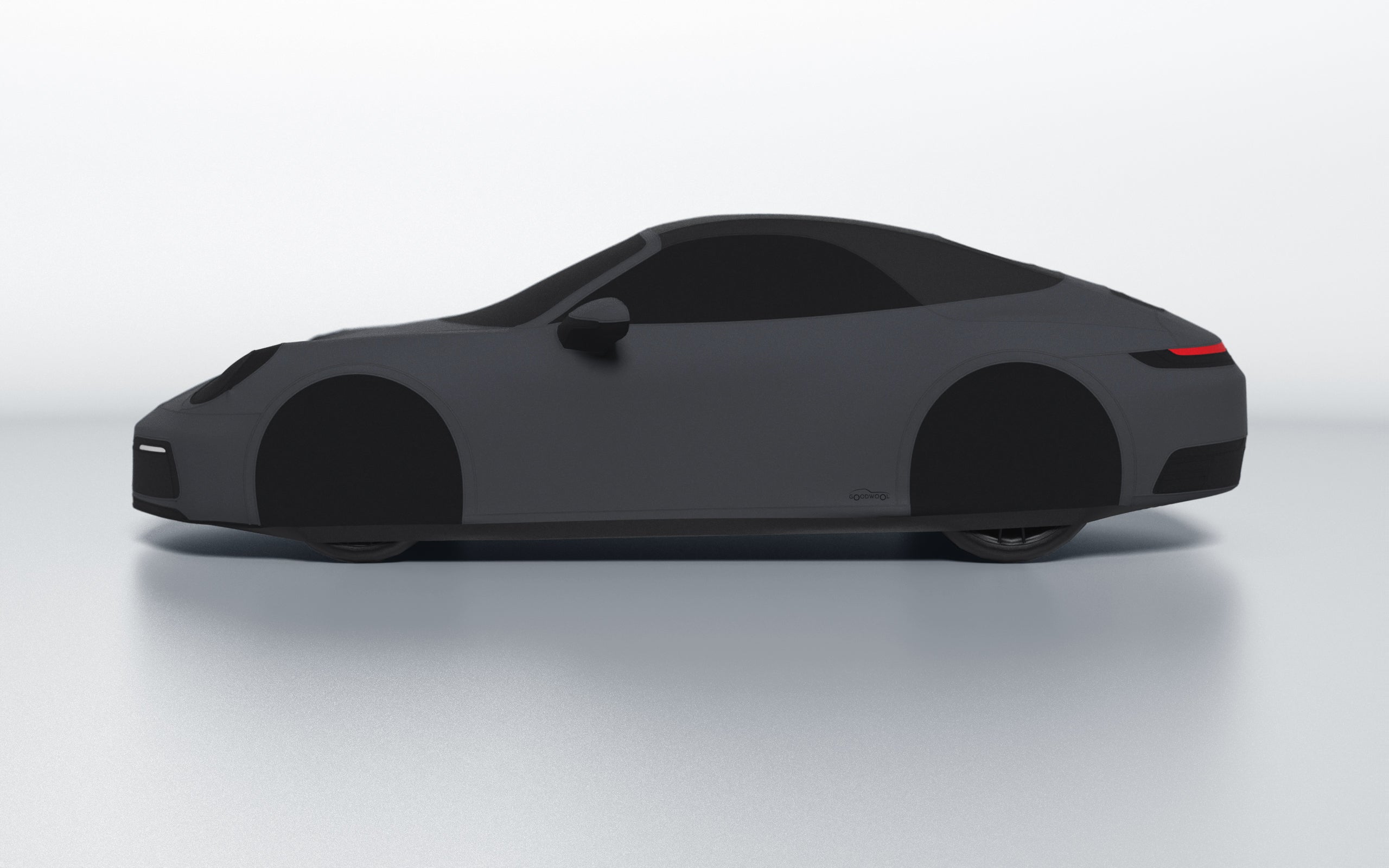 Goodwool tailor-made car cover for Porsche 911 (992.1) Carrera Cabrio — Grey 790