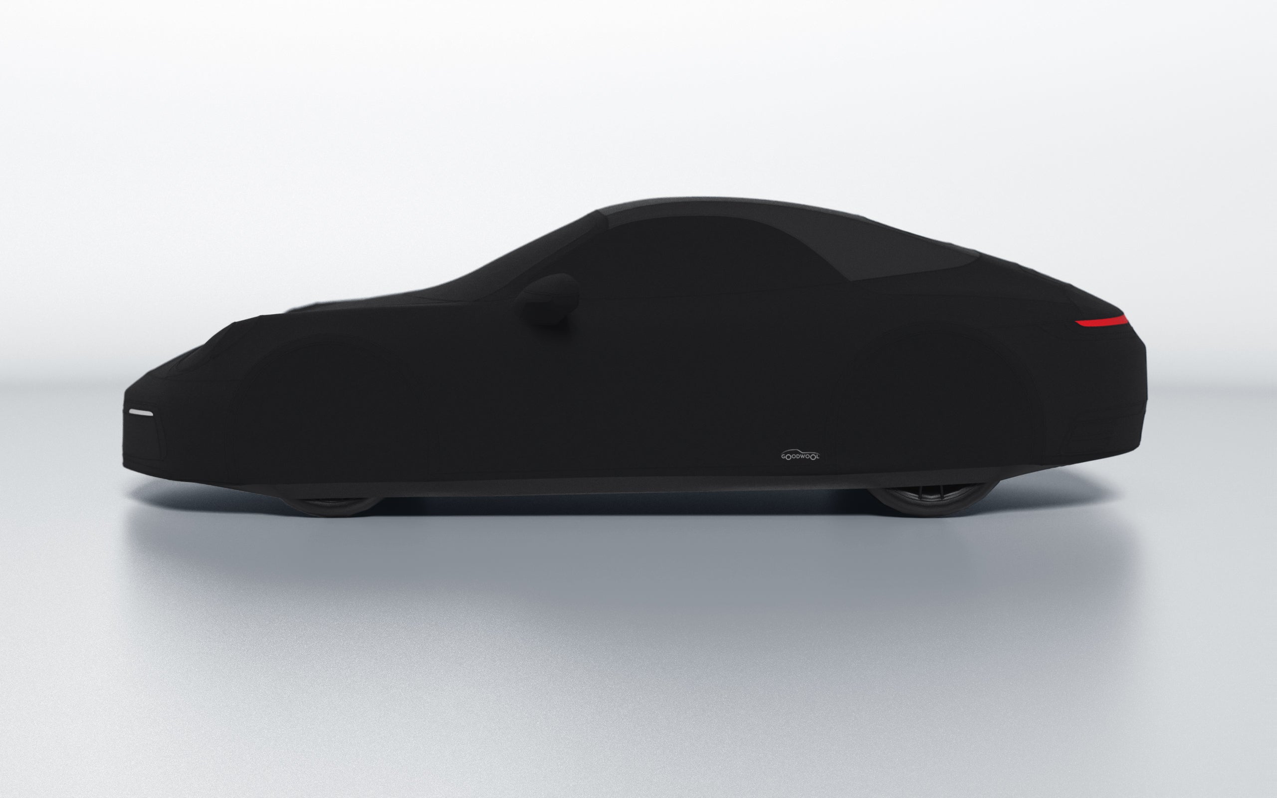 Goodwool tailor-made car cover for Porsche 911 (992.1) Carrera Cabrio — Black 890