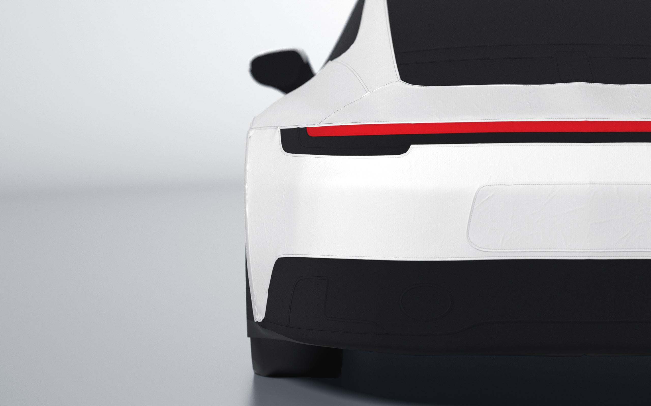Goodwool tailor-made car cover for Porsche 911 (992.1) Carrera GTS — White 010