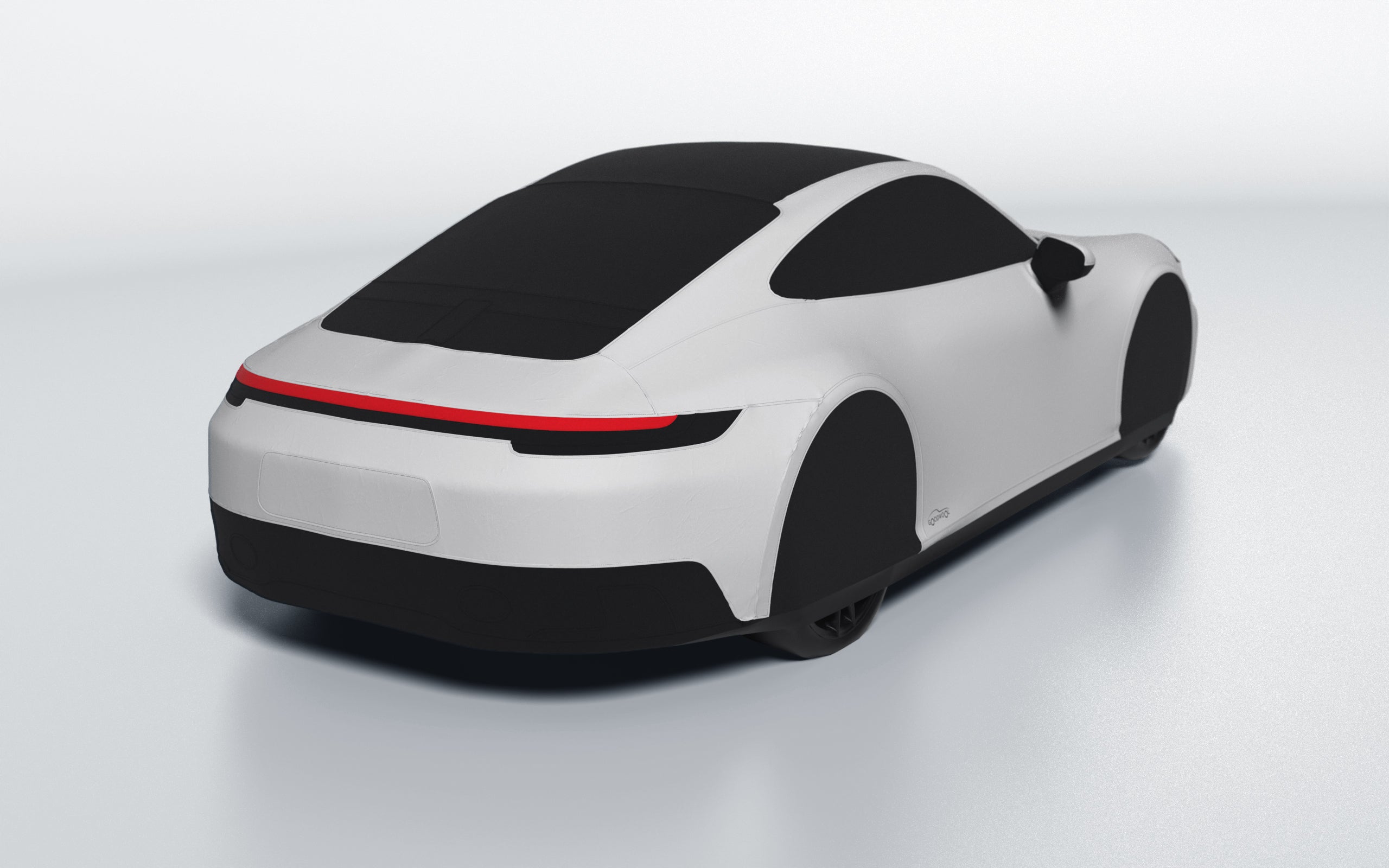 Goodwool tailor-made car cover for Porsche 911 (992.1) Carrera GTS — Grey 710
