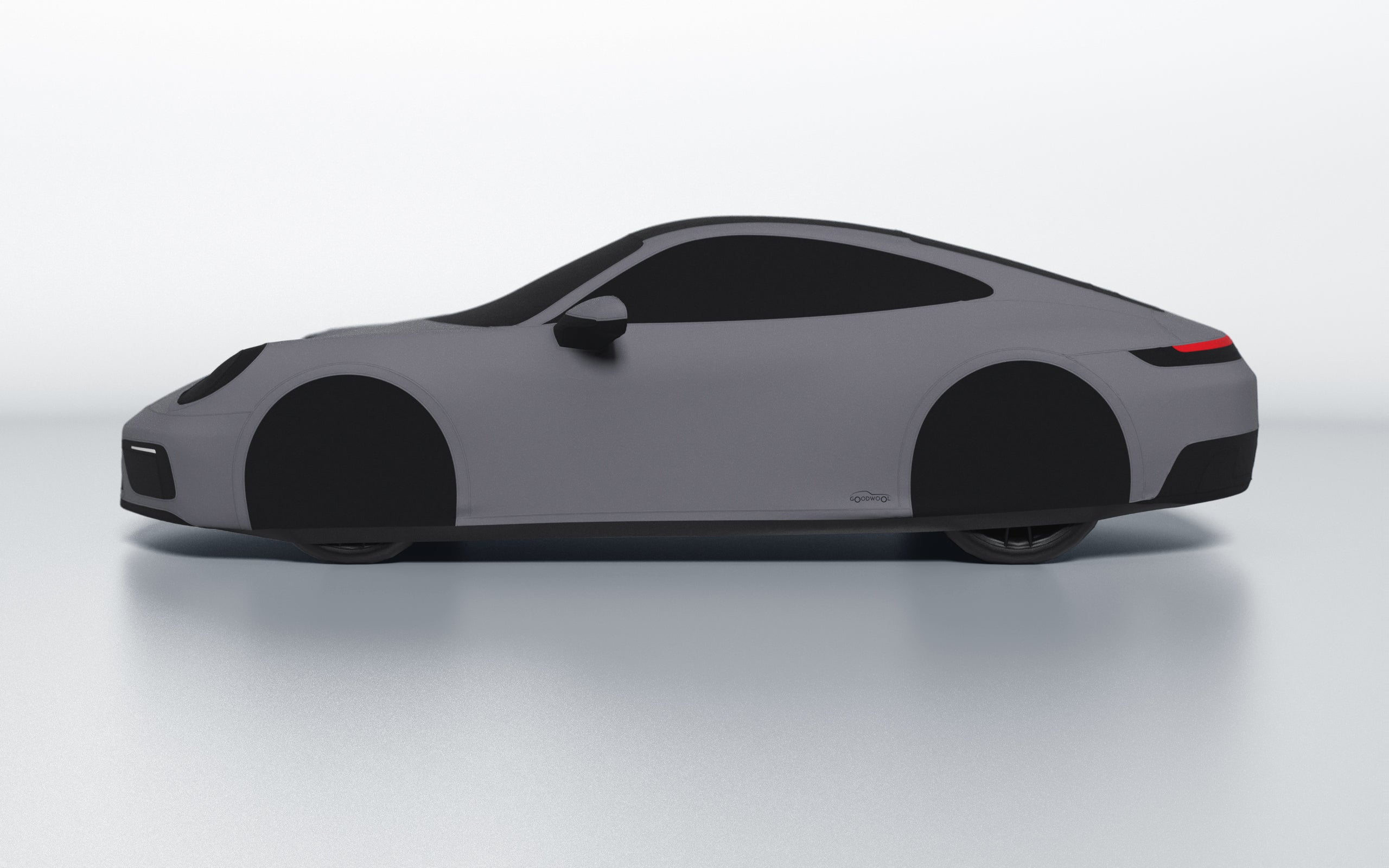Goodwool tailor-made car cover for Porsche 911 (992.1) Carrera GTS — Grey 770