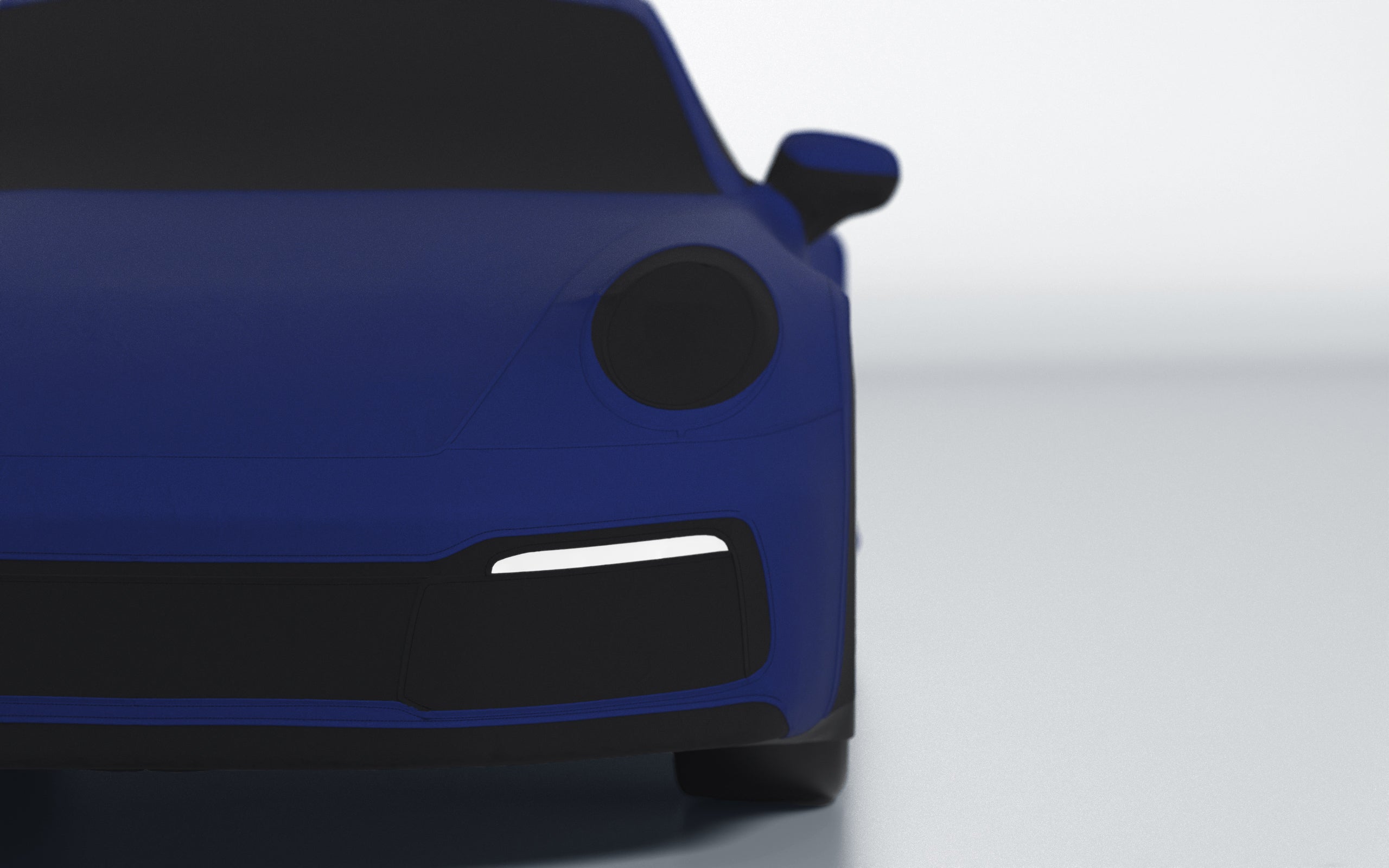 Goodwool tailor-made car cover for Porsche 911 (992.1) Carrera — Blue 580