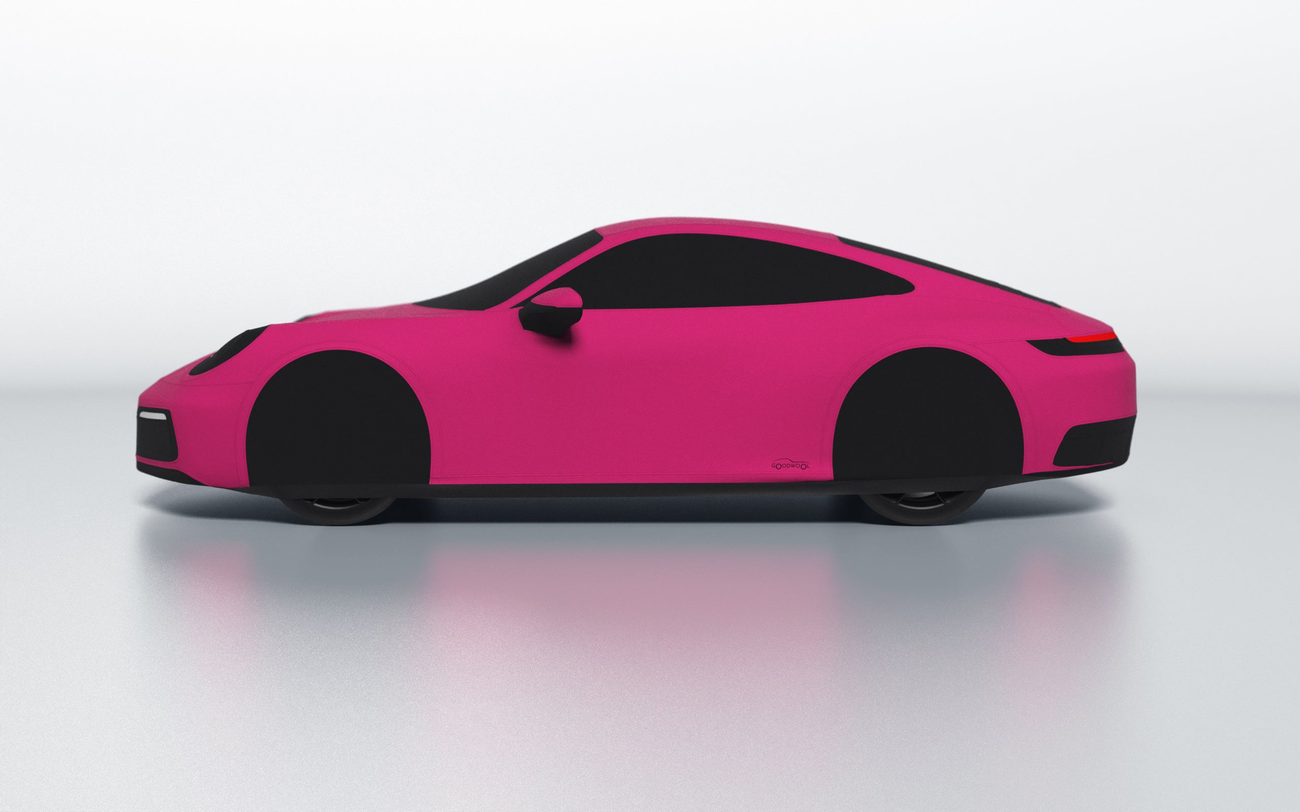 Goodwool tailor-made car cover for Porsche 911 (992.1) Carrera — Purple 620