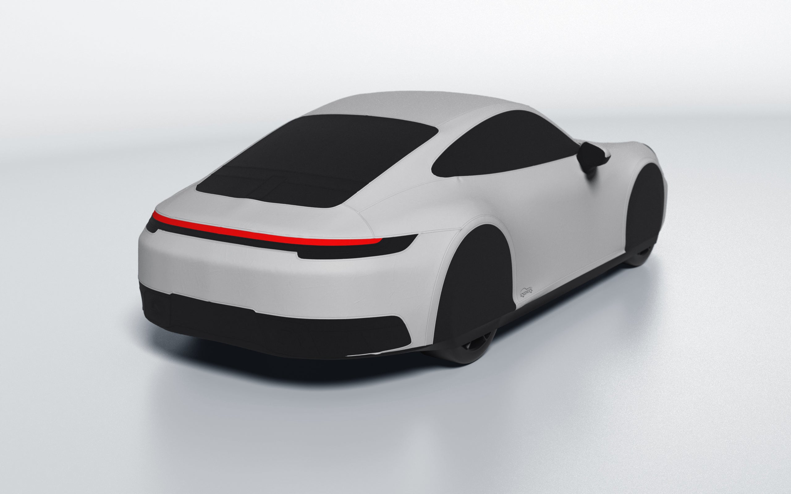 Goodwool tailor-made car cover for Porsche 911 (992.1) Carrera — Grey 710