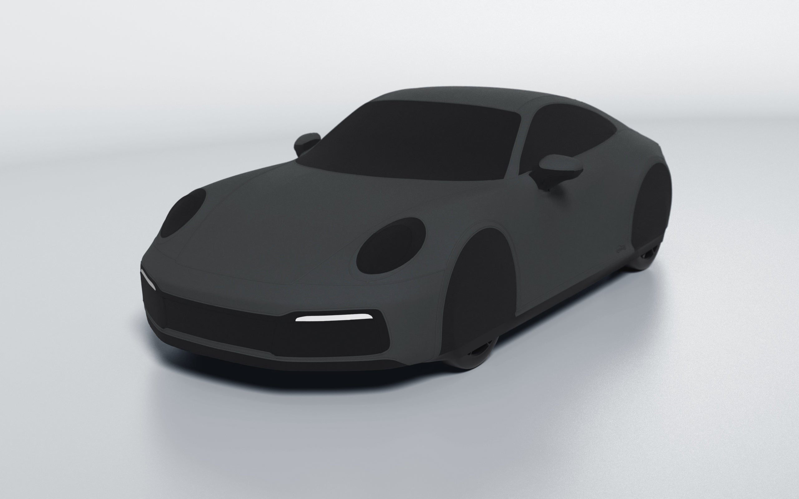 Goodwool tailor-made car cover for Porsche 911 (992.1) Carrera — Grey 790