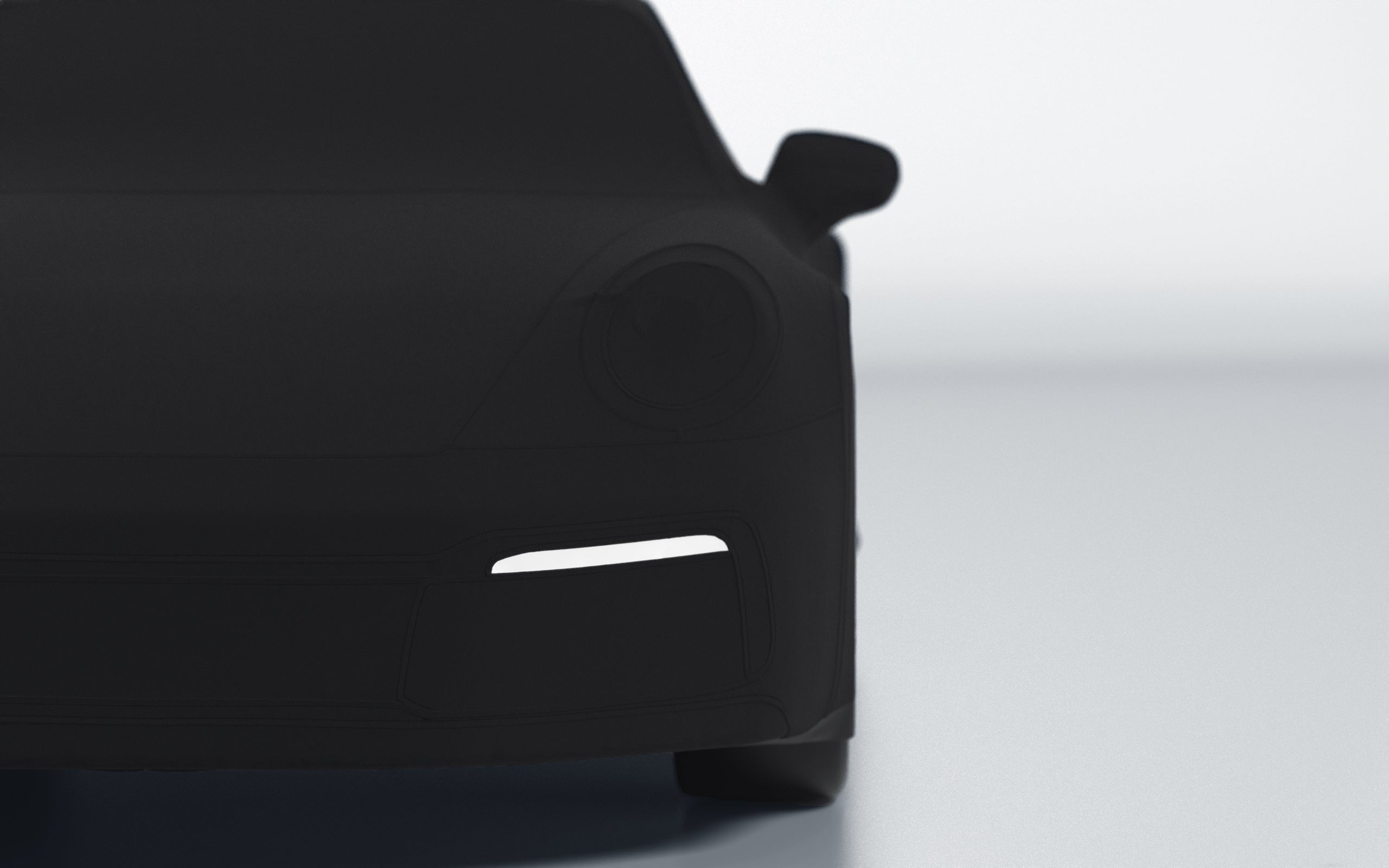 Goodwool tailor-made car cover for Porsche 911 (992.1) Carrera — Black 890