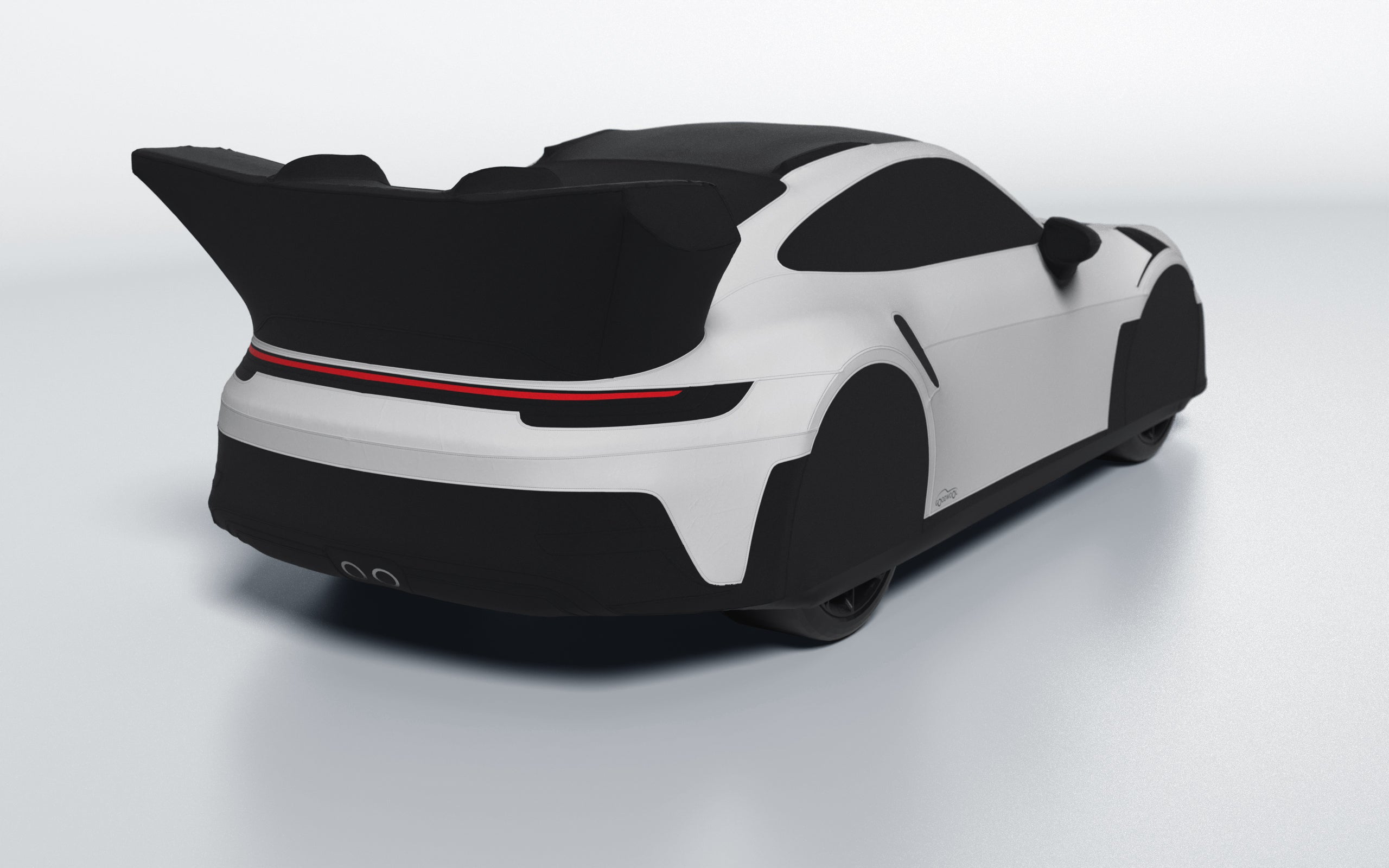 Goodwool tailor-made car cover for Porsche 911 (992.1) GT3 RS — Grey 710