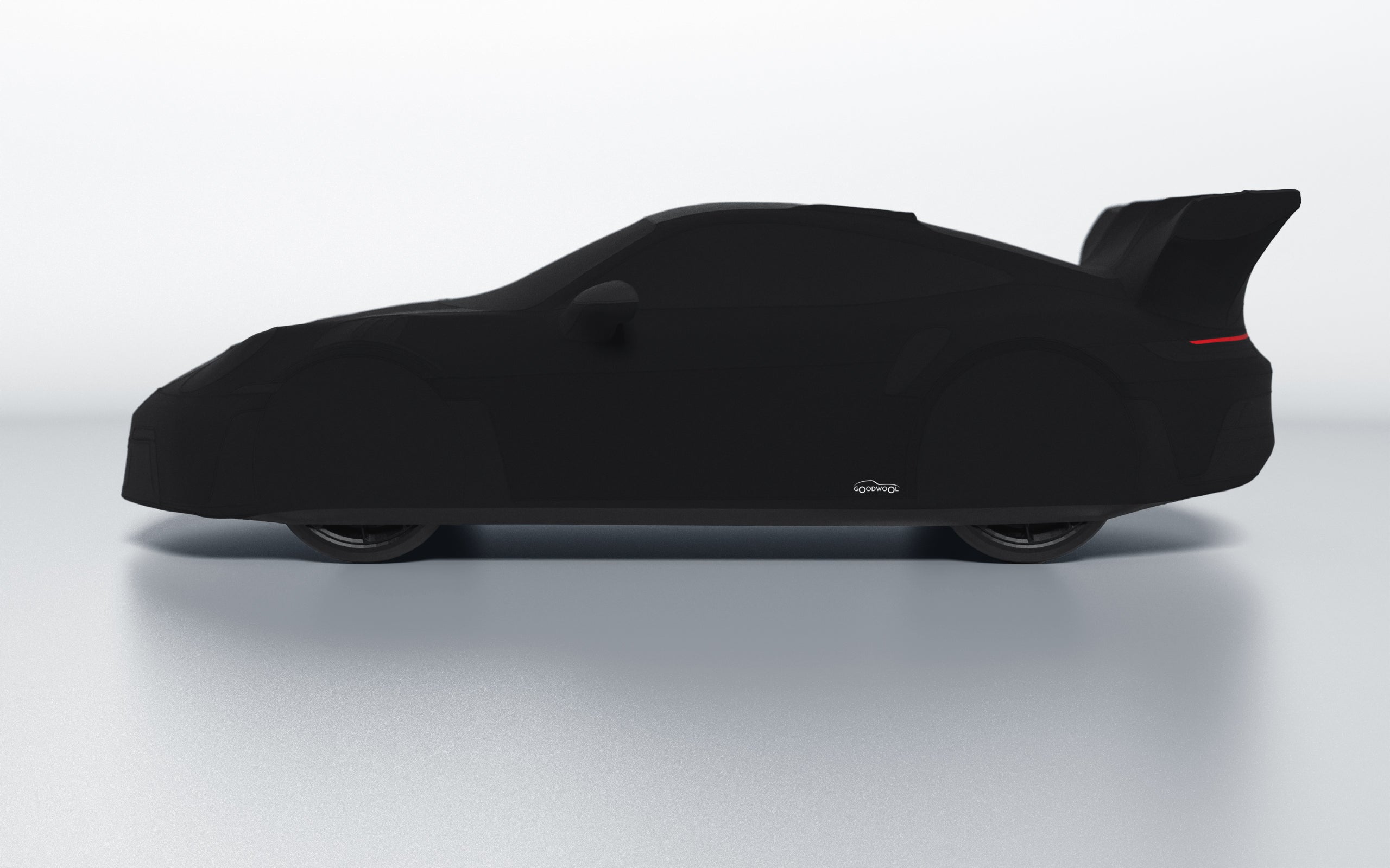 Goodwool tailor-made car cover for Porsche 911 (992.1) GT3 RS — Black 890