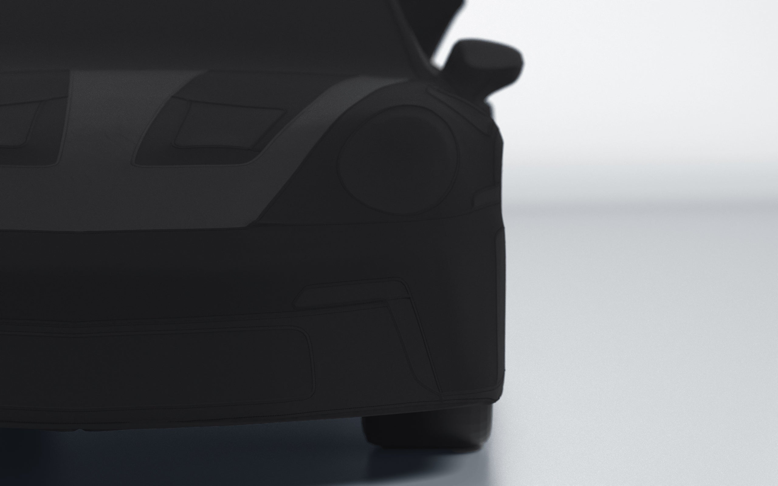 Goodwool tailor-made car cover for Porsche 911 (992.1) GT3 RS — Black 890