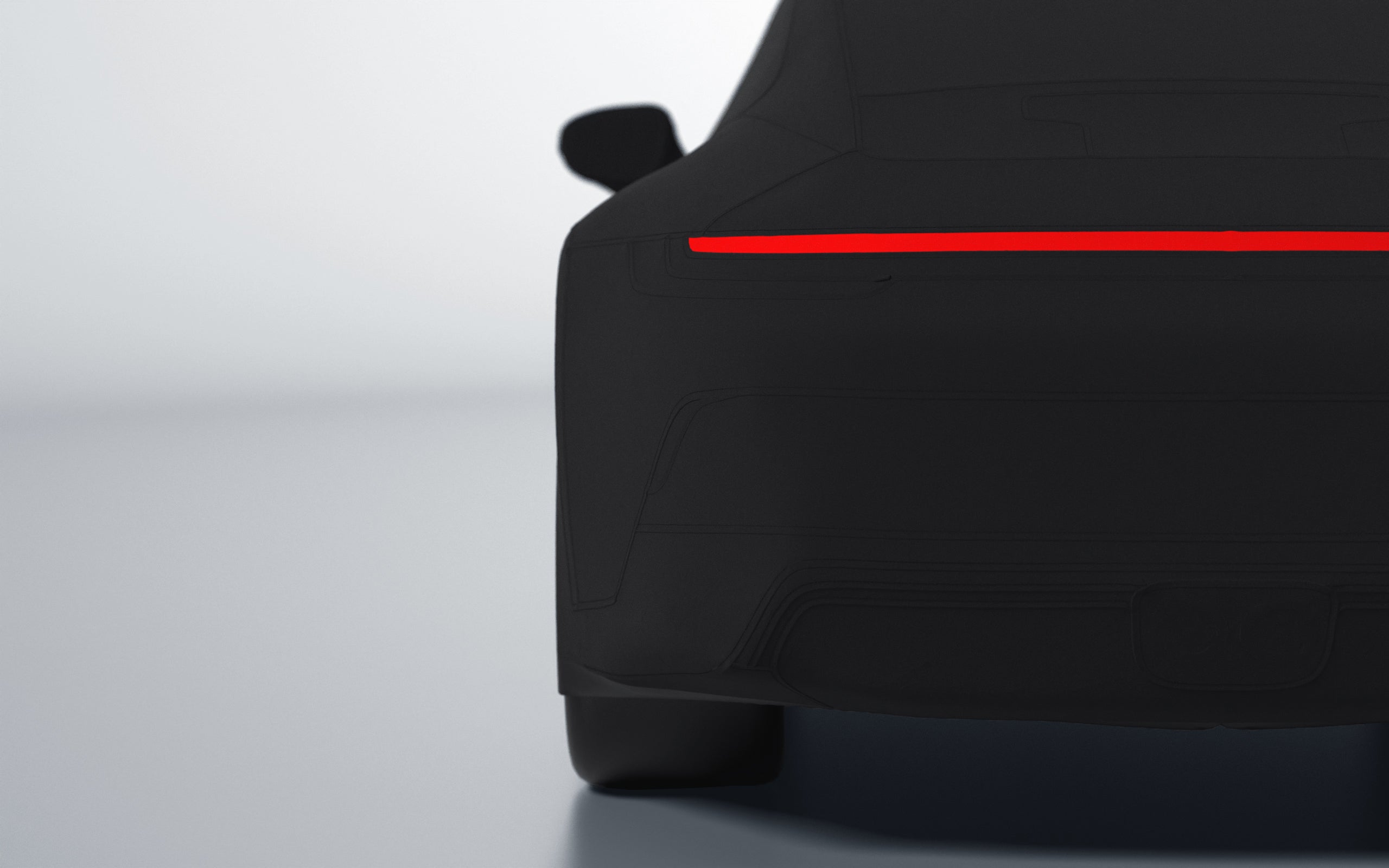 Goodwool tailor-made car cover for Porsche 911 (992.1) GT3 Touring — Black 890