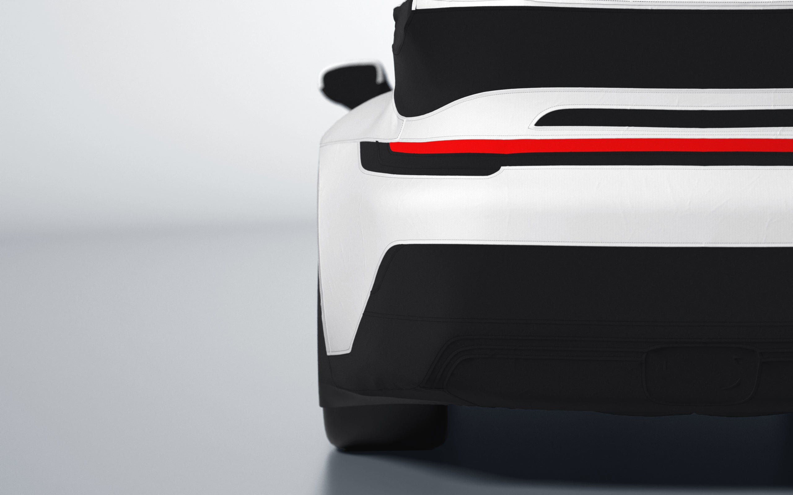 Goodwool tailor-made car cover for Porsche 911 (992.1) GT3 — White 010