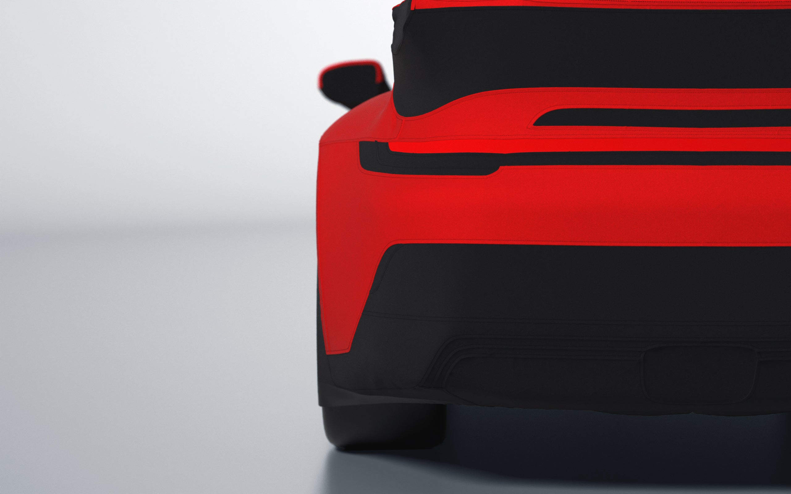 Goodwool tailor-made car cover for Porsche 911 (992.1) GT3 — Red 150