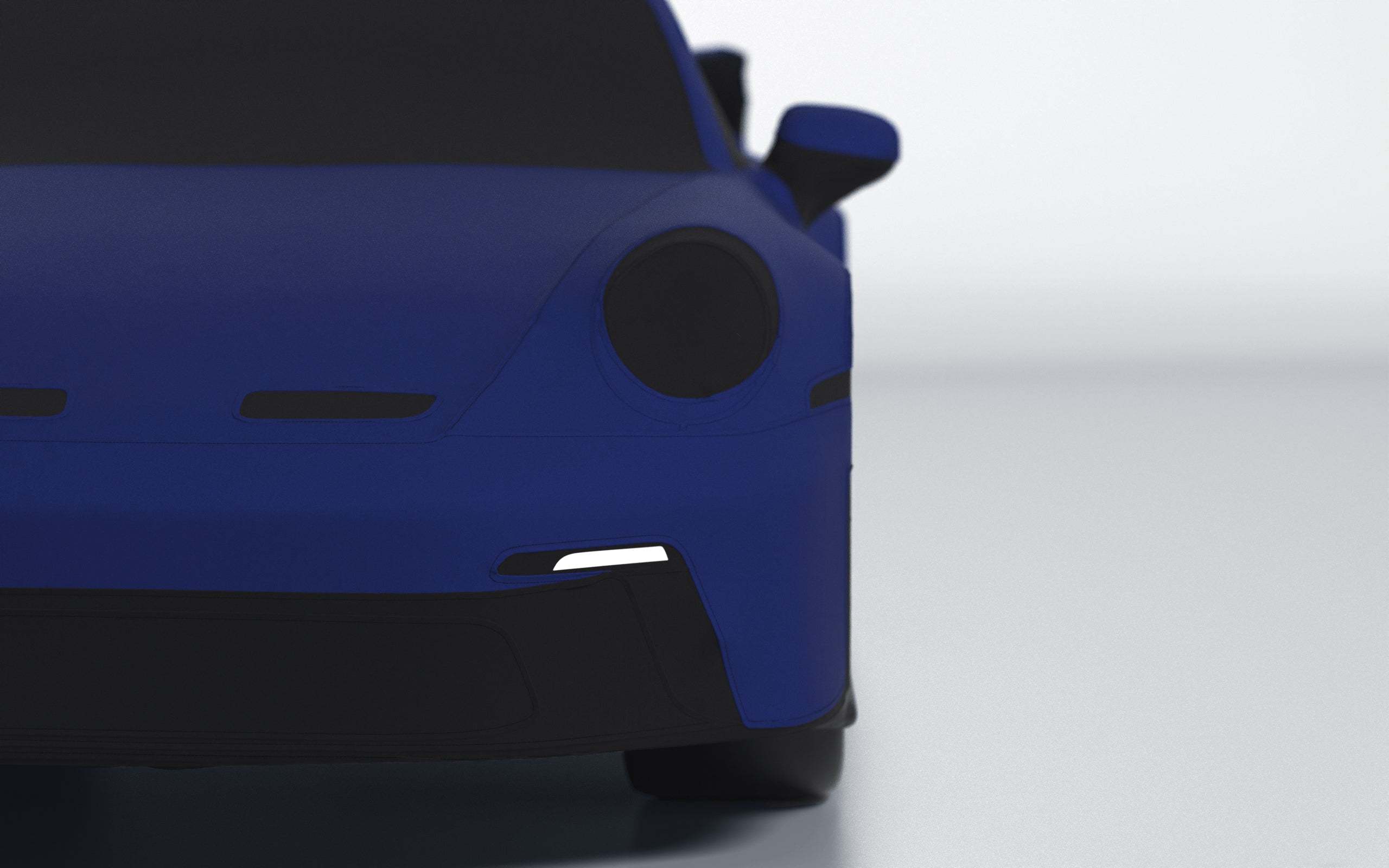 Goodwool tailor-made car cover for Porsche 911 (992.1) GT3 — Blue 590
