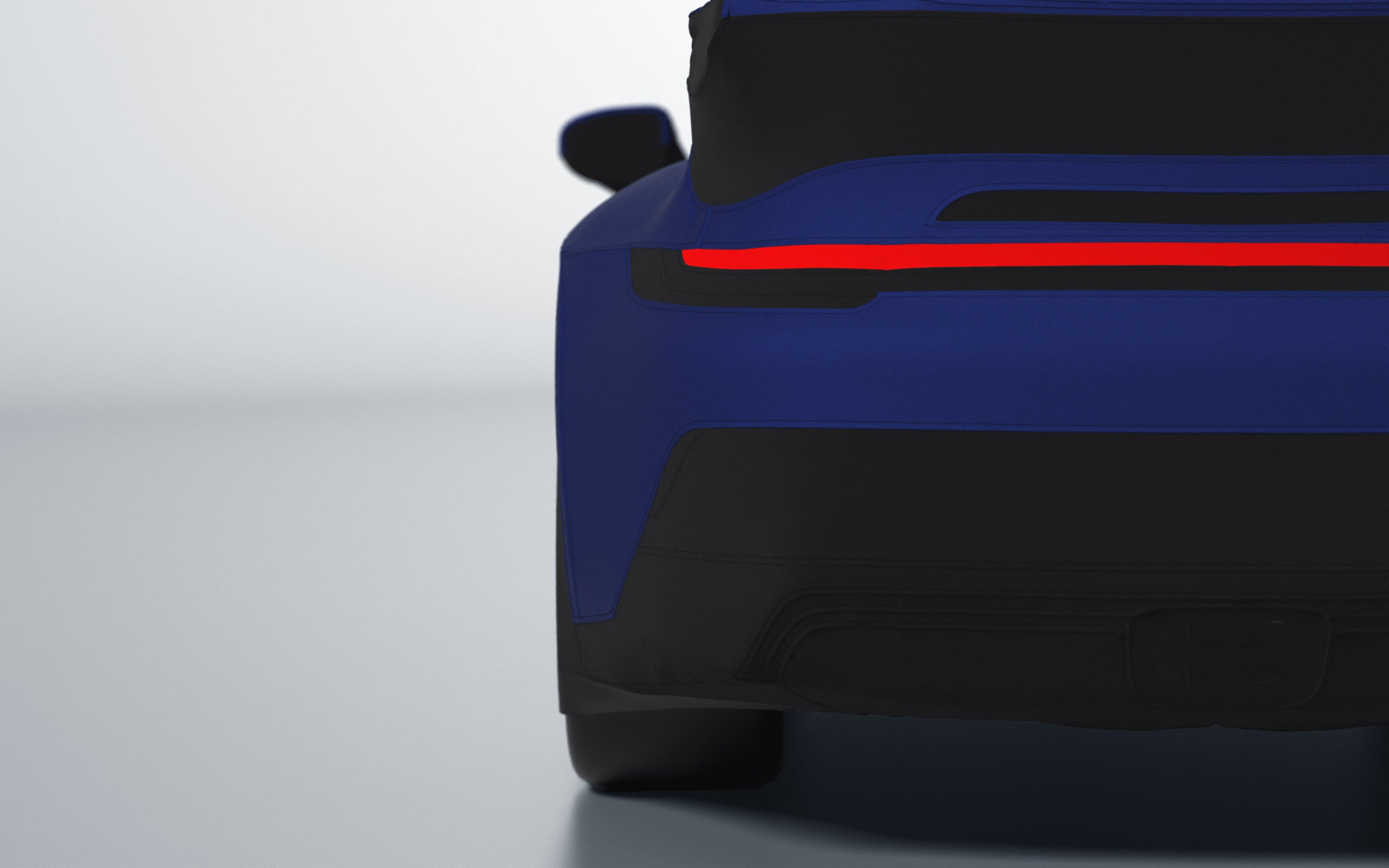 Goodwool tailor-made car cover for Porsche 911 (992.1) GT3 — Blue 590
