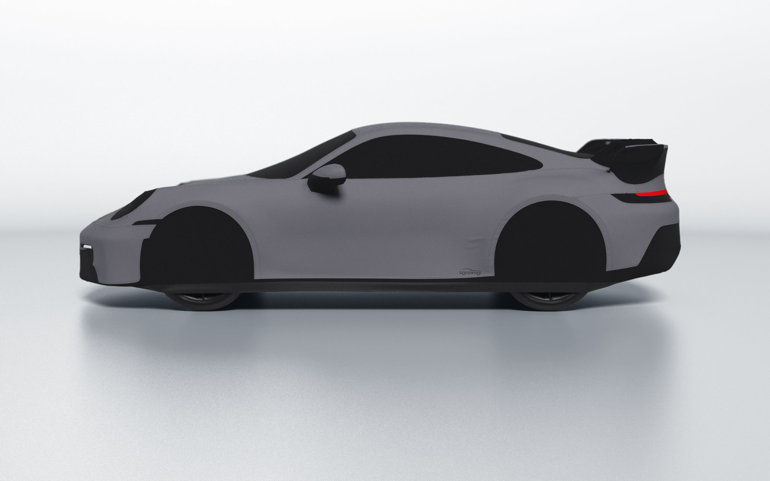 Goodwool tailor-made car cover for Porsche 911 (992.1) GT3 — Grey 770