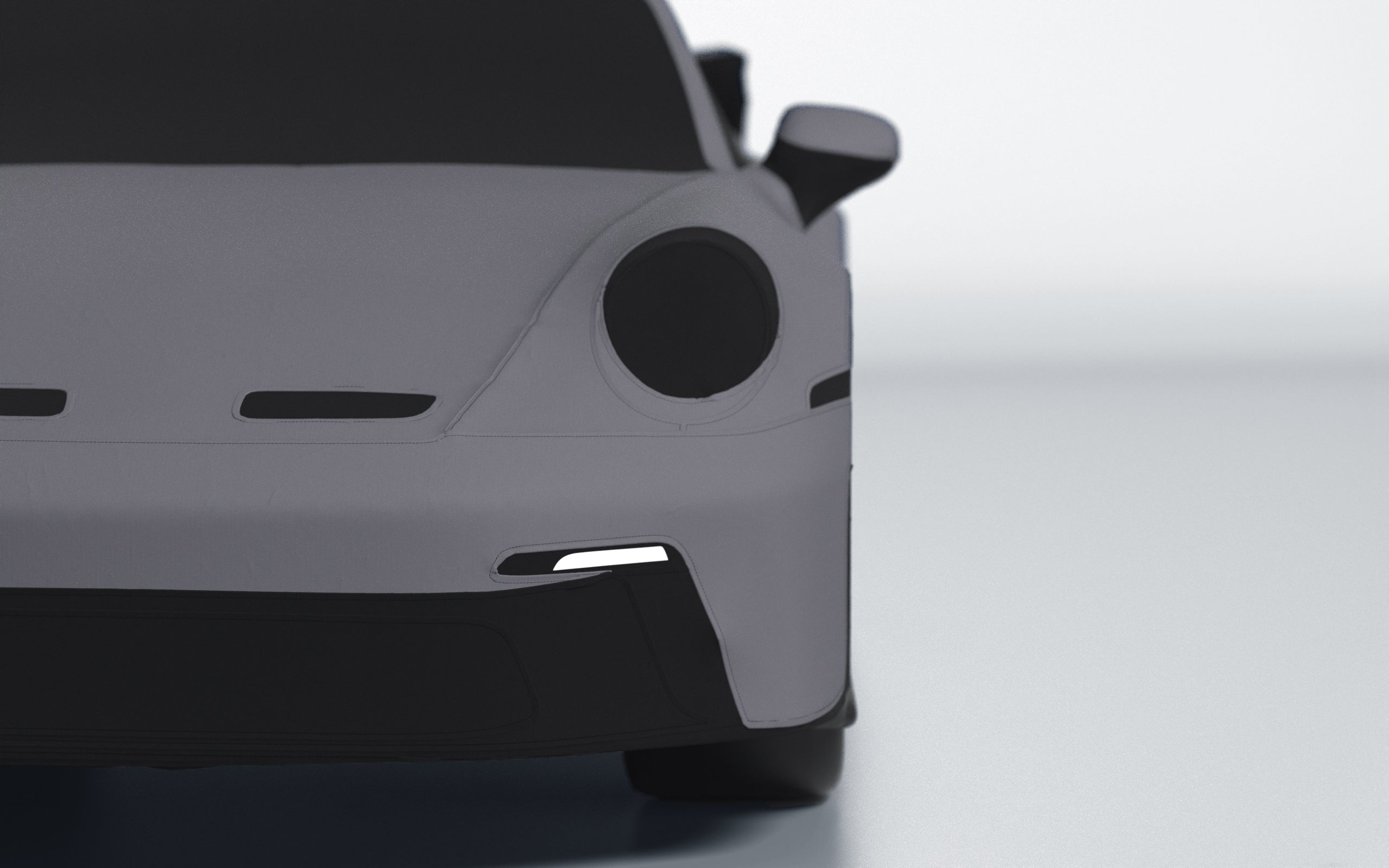 Goodwool tailor-made car cover for Porsche 911 (992.1) GT3 — Grey 770