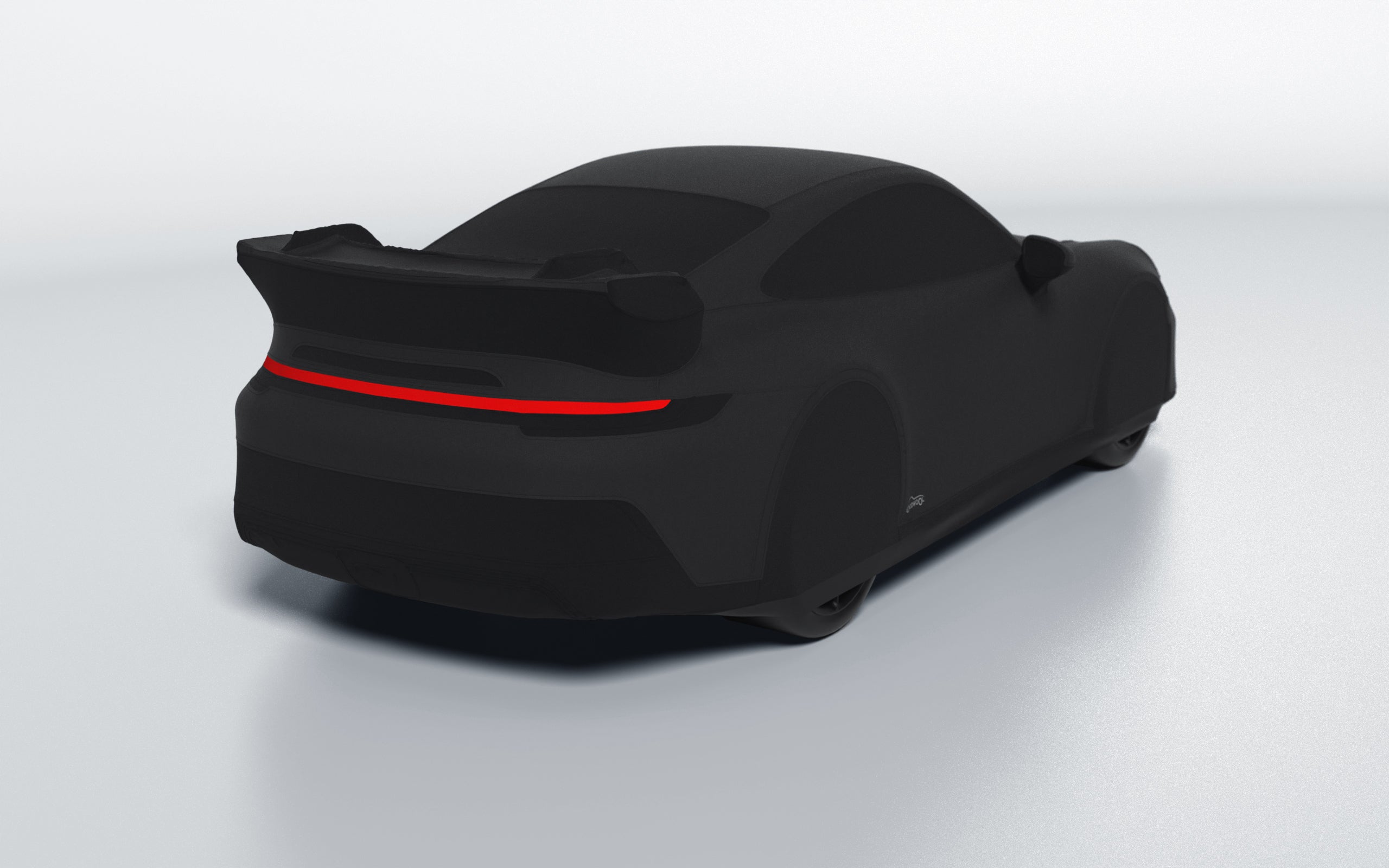 Goodwool tailor-made car cover for Porsche 911 (992.1) GT3 — Black 850