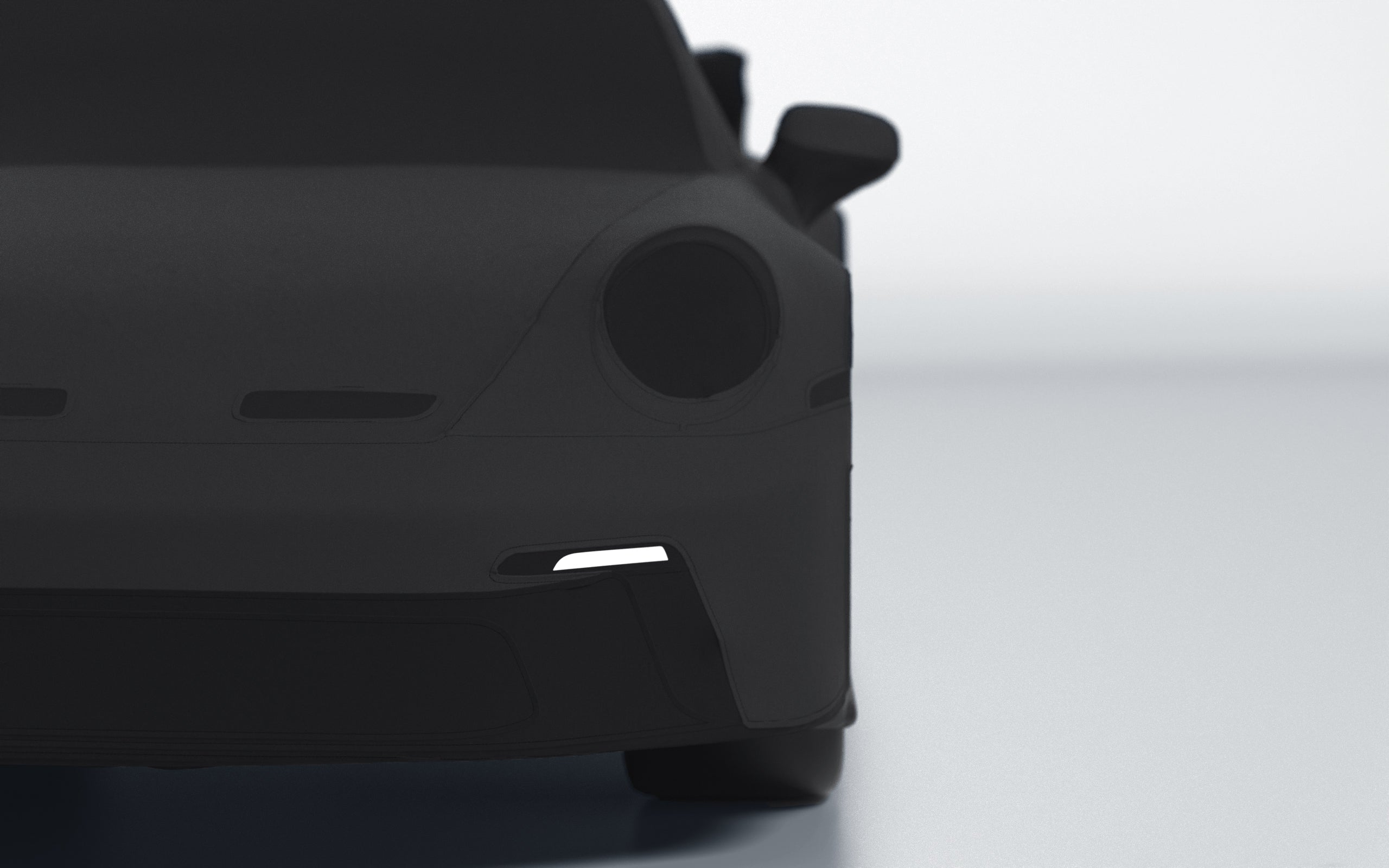 Goodwool tailor-made car cover for Porsche 911 (992.1) GT3 — Black 850