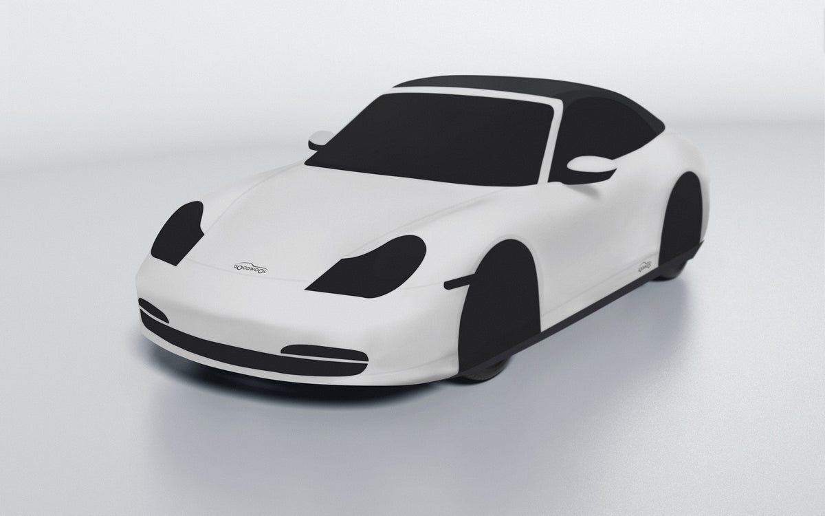 Goodwool tailor-made car cover for Porsche 911 (996.1) Carrera 4 Cabriolet — Grey 710