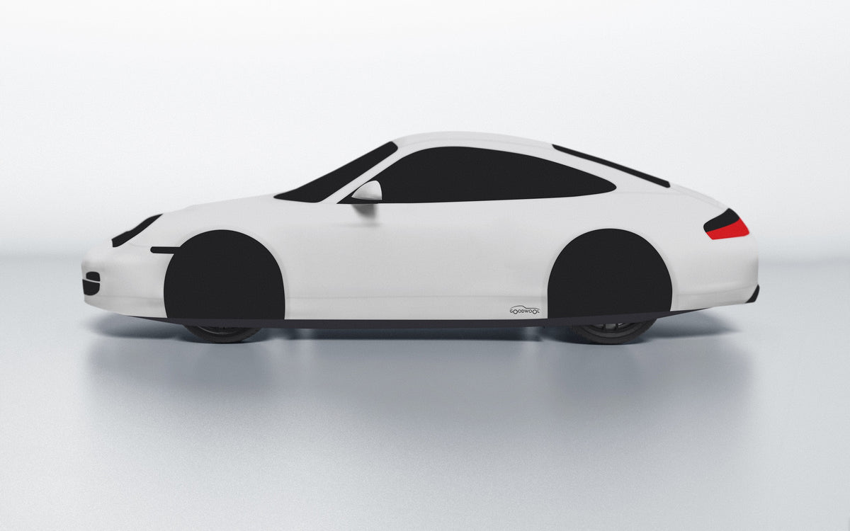 Goodwool tailor-made car cover for Porsche 911 (996.1) Carrera 4 — Grey 710