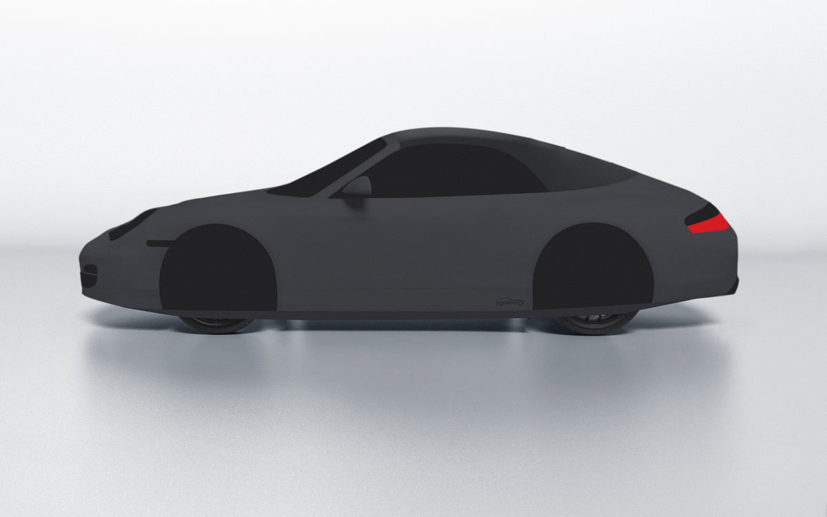 Goodwool tailor-made car cover for Porsche 911 (996.1) Carrera Cabriolet — Grey 790