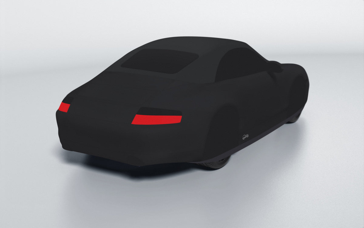 Goodwool tailor-made car cover for Porsche 911 (996.1) Carrera Cabriolet — Black 850