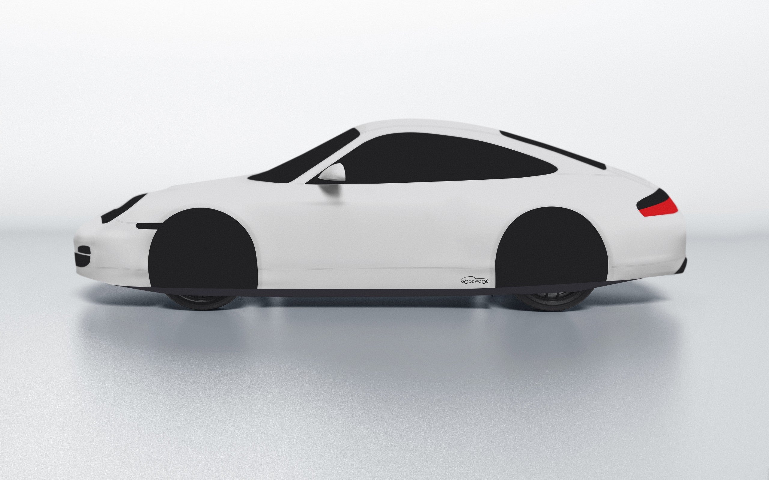 Goodwool tailor-made car cover for Porsche 911 (996.1) Carrera — Grey 710