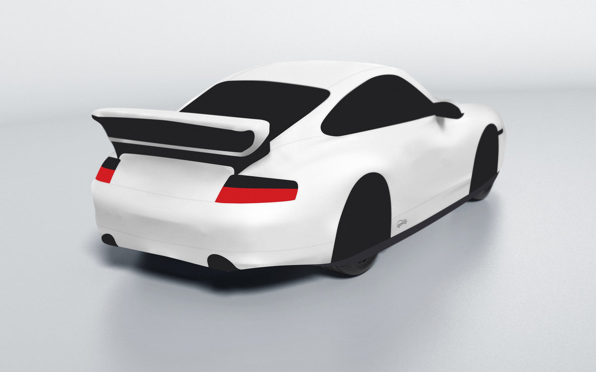 Goodwool tailor-made car cover for Porsche 911 (996.1) GT3 — White 010