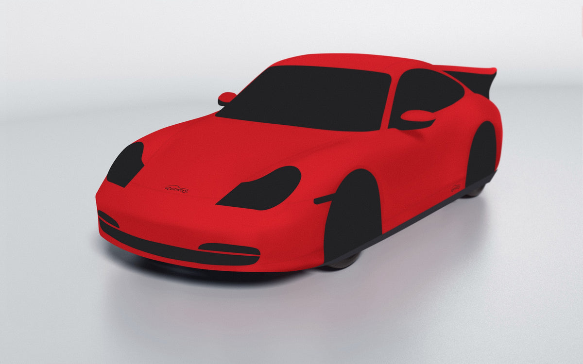 Goodwool tailor-made car cover for Porsche 911 (996.1) GT3 — Red 150