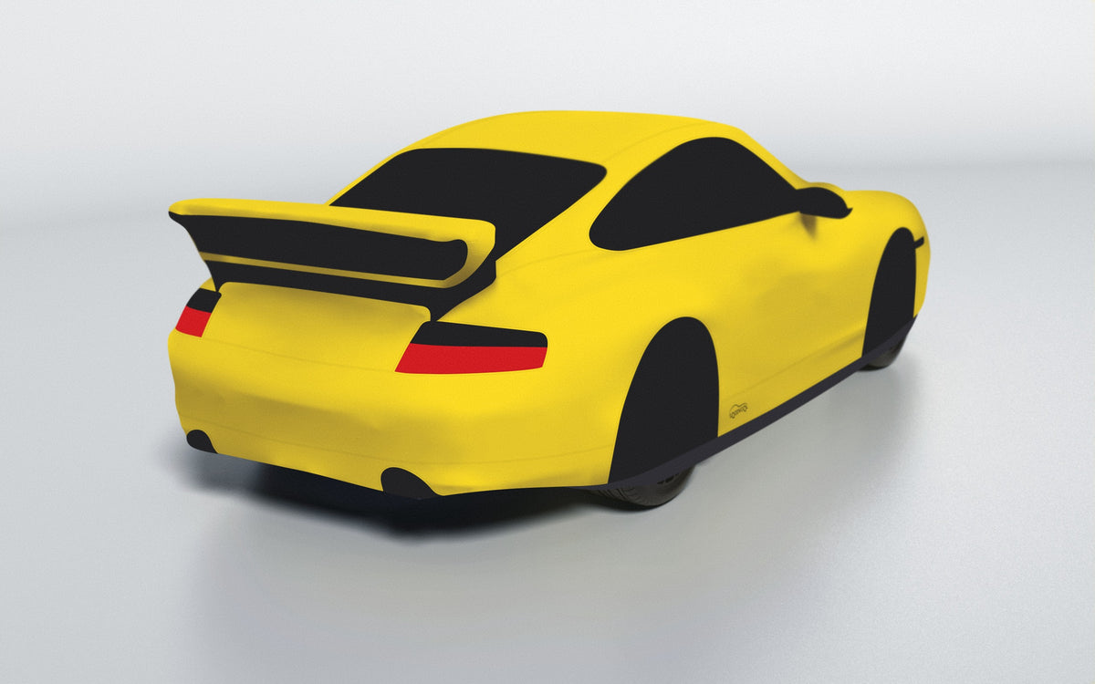 Goodwool tailor-made car cover for Porsche 911 (996.1) GT3 — Yellow 340