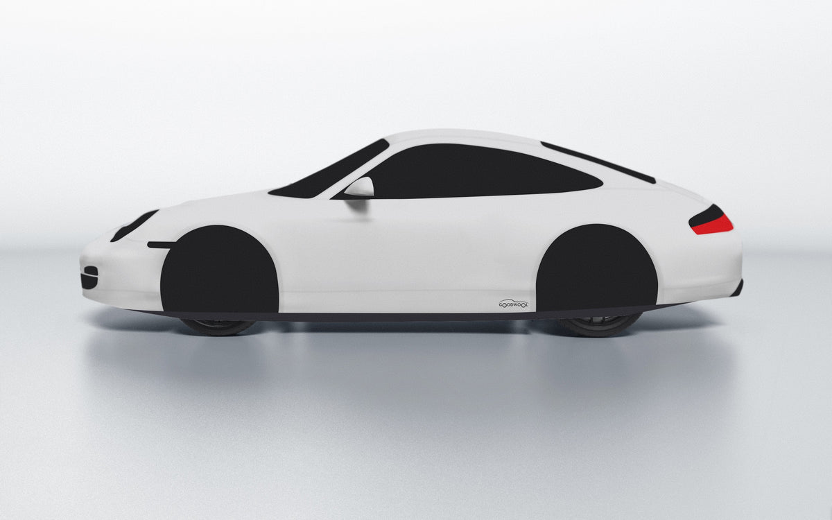 Goodwool tailor-made car cover for Porsche 911 (996.2) Carrera 4 — Grey 710