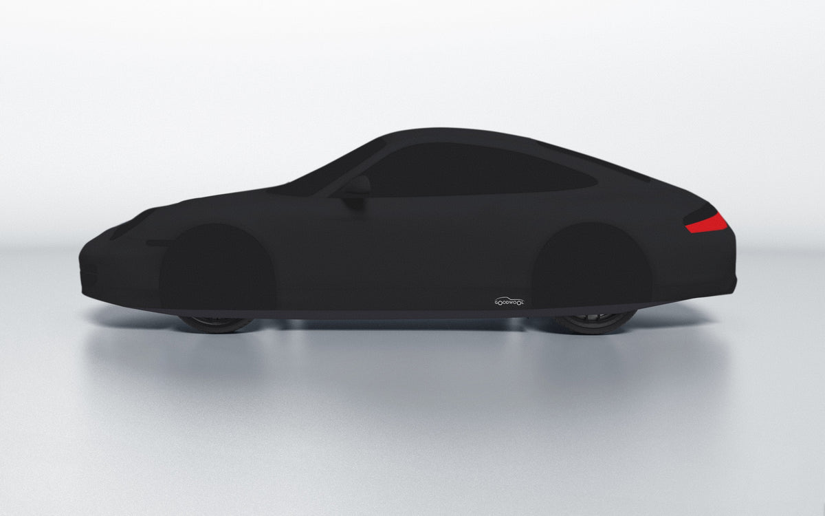 Goodwool tailor-made car cover for Porsche 911 (996.2) Carrera 4 — Black 850