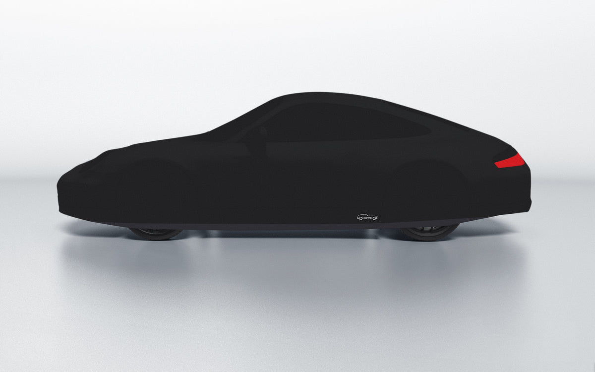 Goodwool tailor-made car cover for Porsche 911 (996.2) Carrera 4 — Black 890
