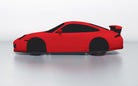 Goodwool tailor-made car cover for Porsche 911 (996.2) GT3 RS — Red 150